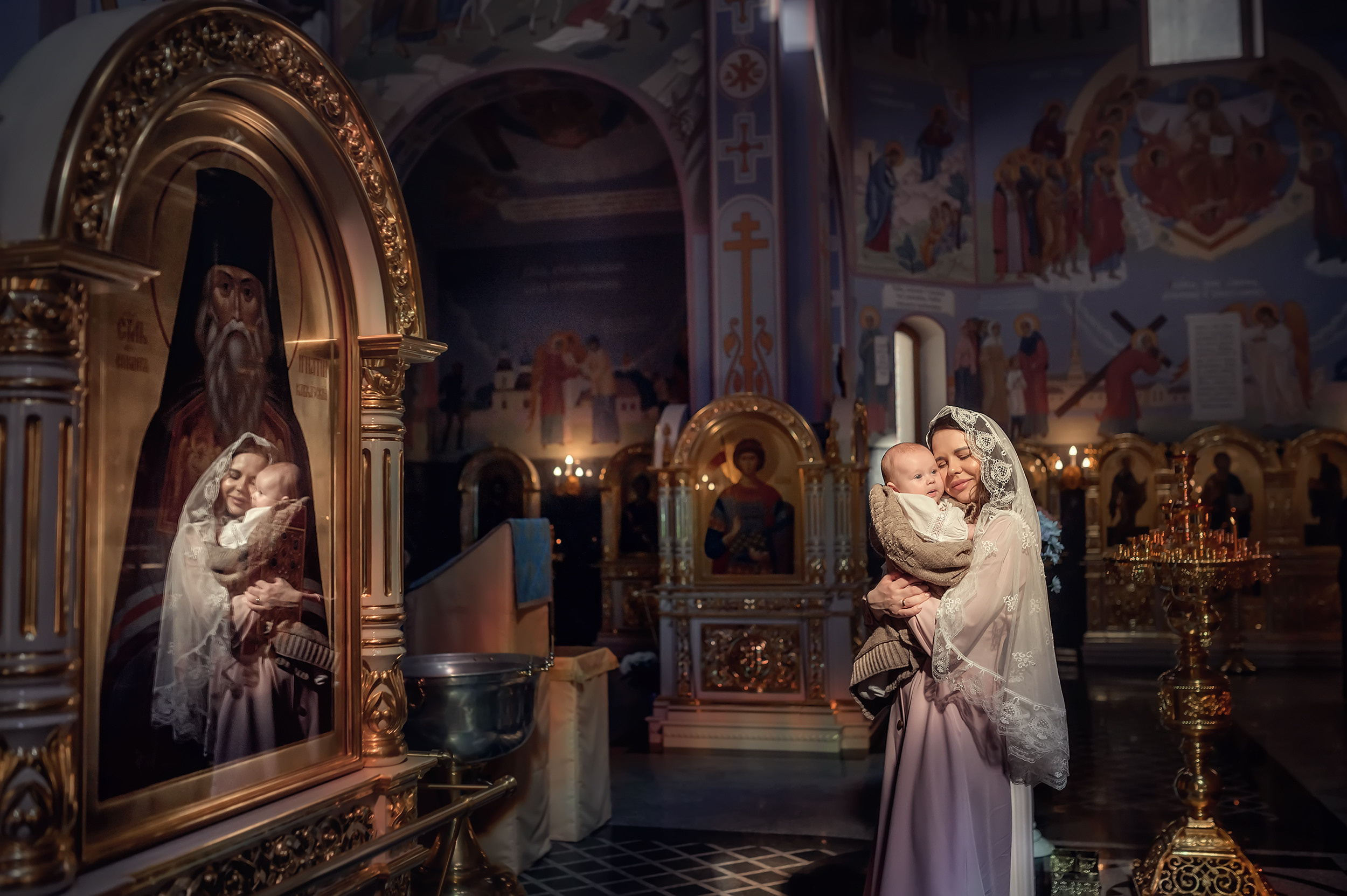 Церковь Ксении Петербургской. Фотограф на Крещение в Санкт-Петербурге