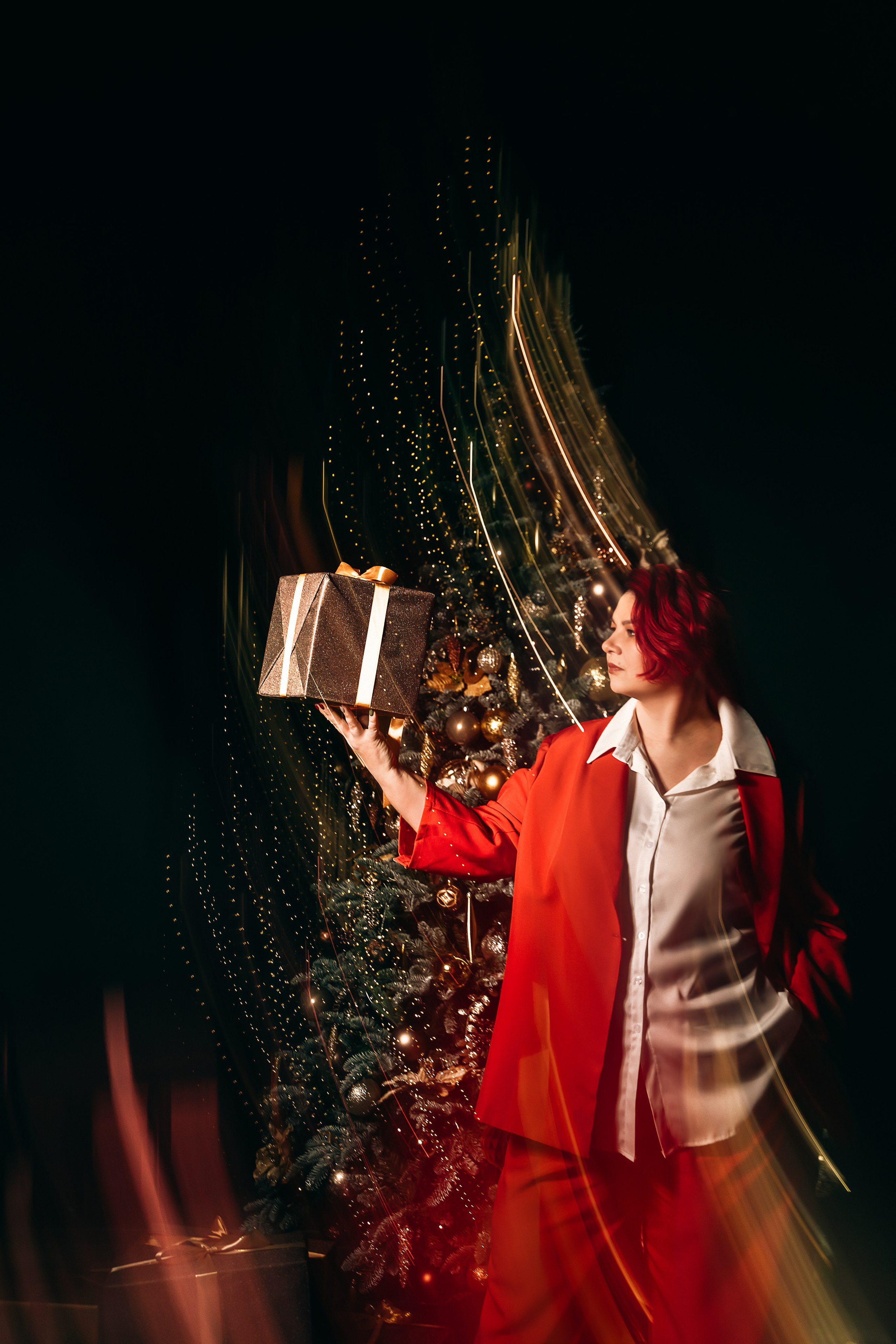 Юля. Альтернативный взгляд на Новый год. Портретный фотограф в Санкт-Петербурге Дмитриева Наталия