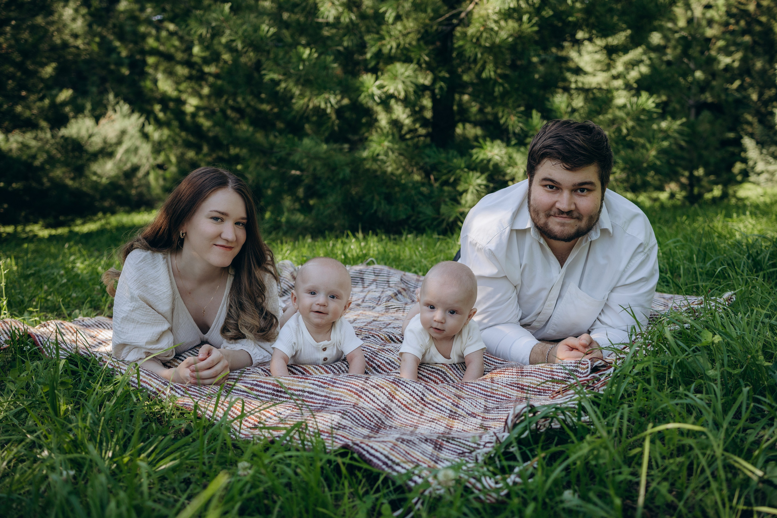 Антон, Настя, Саша, Леша. Семейный фотограф новорожденных УФА Гульнара Зиновьева