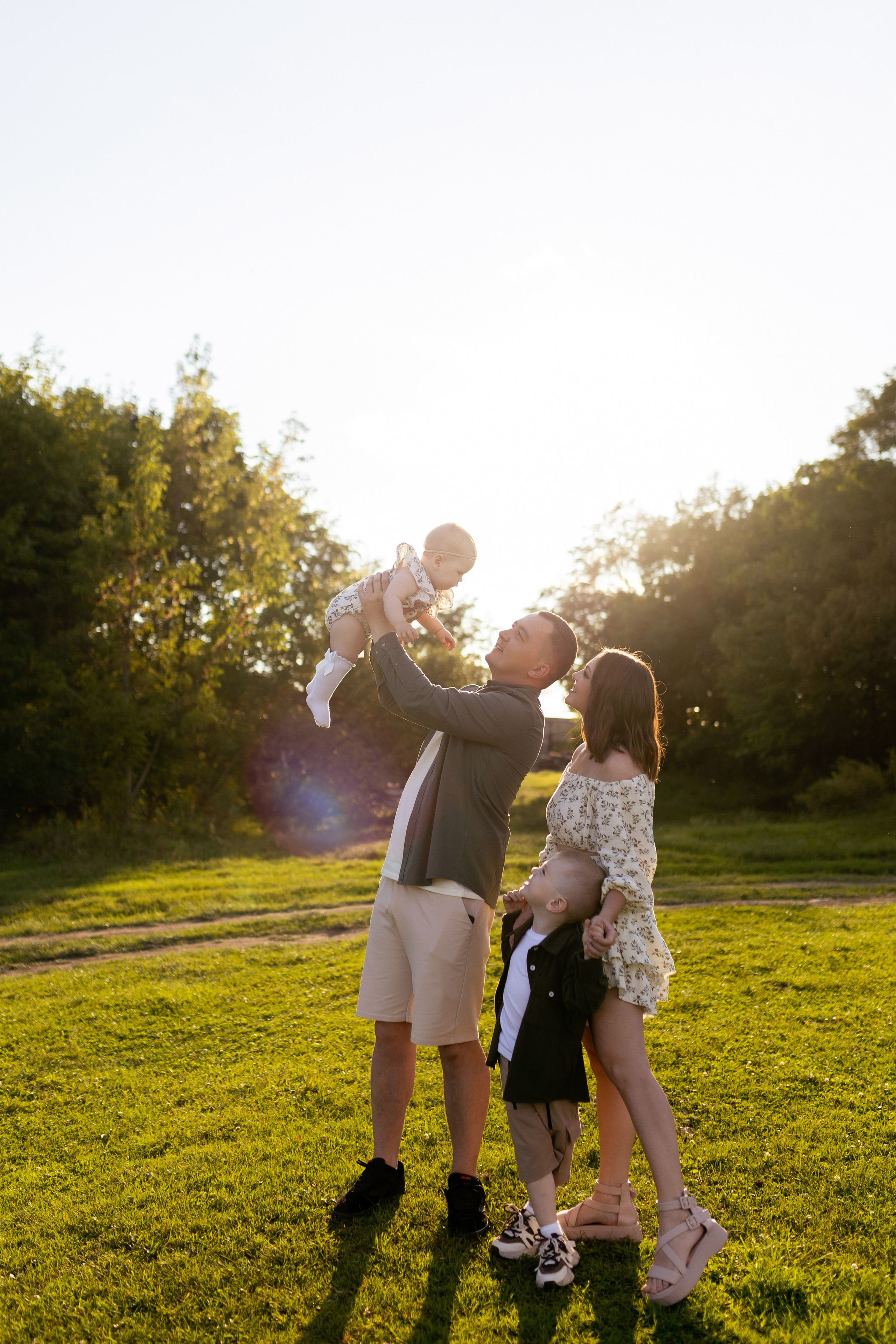 Семейная фотосессия на закате. ФОТОГРАФ ХАБАРОВСК АНАСТАСИЯ РАЧЕНКОВА