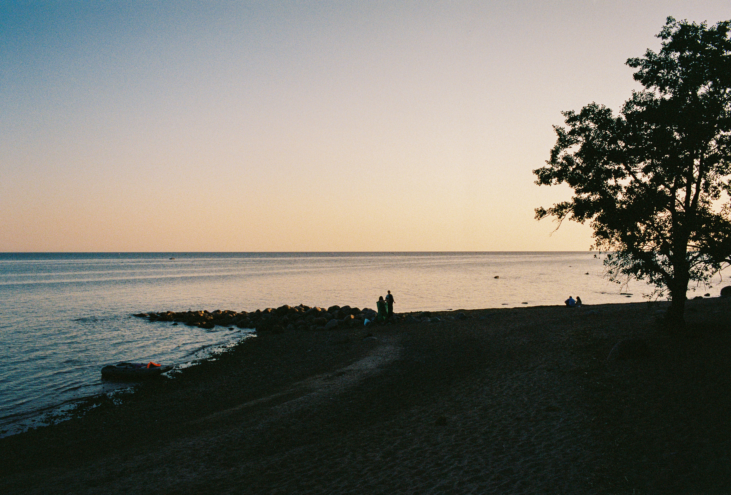 Финский залив вечером на закате