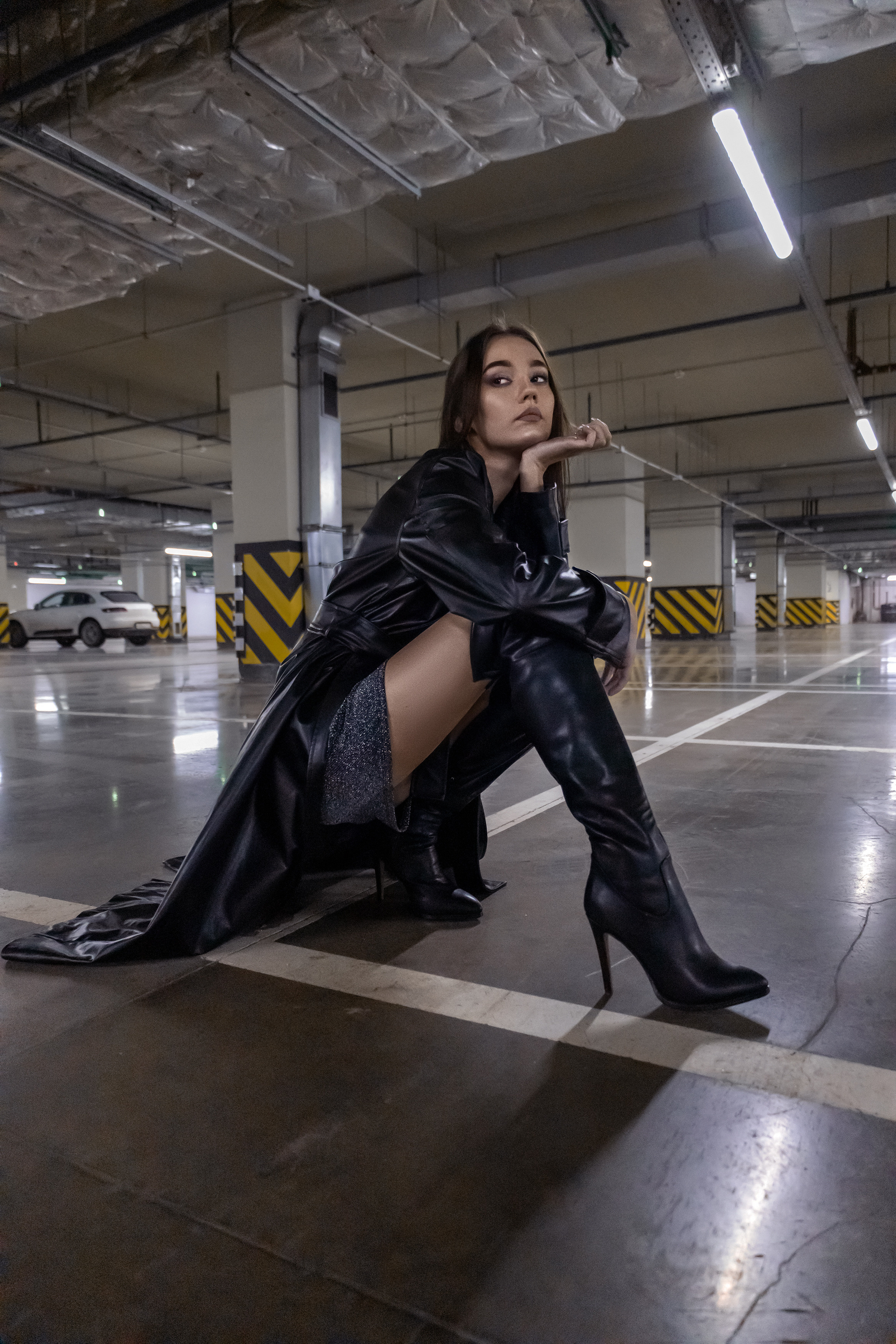 Фотосессия на парковке Дарья. Lenizza Yulyeva Фотограф Москва-Стамбул