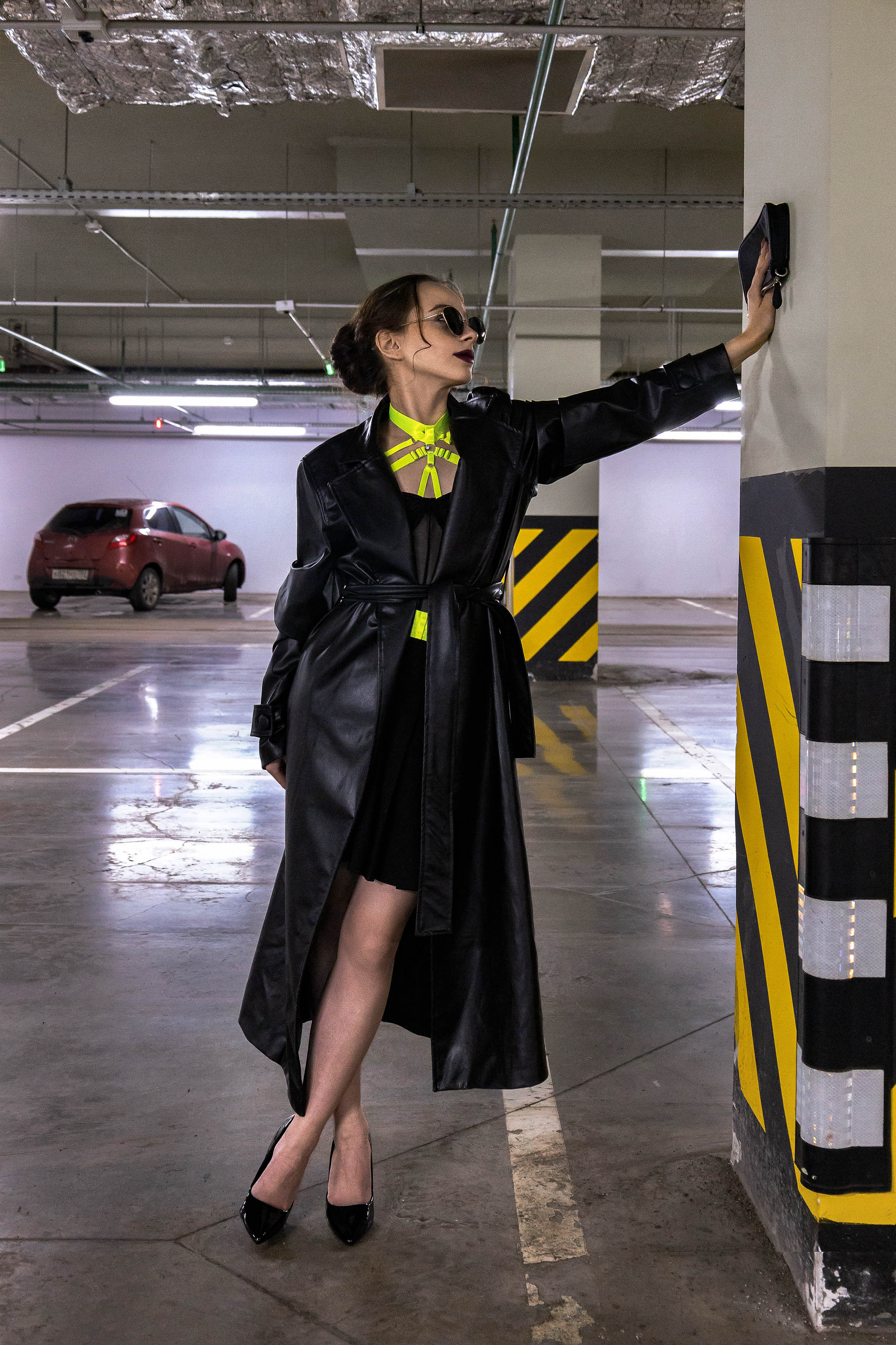 Съемка на паркинге Ольга. Lenizza Yulyeva Фотограф Москва-Стамбул