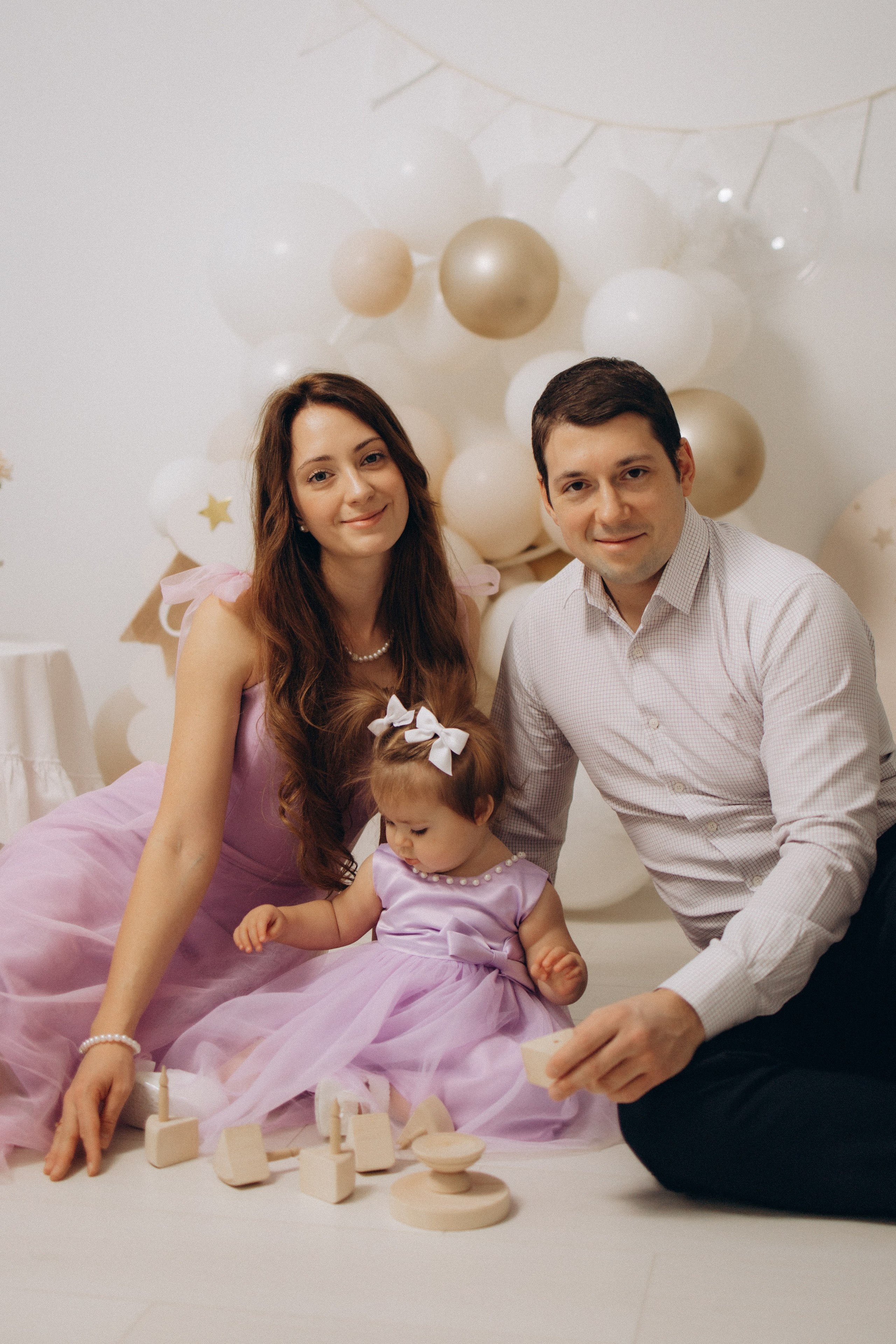 Новый год маленькой Анечки. Семейный фотограф в Москве Анастасия Шалда