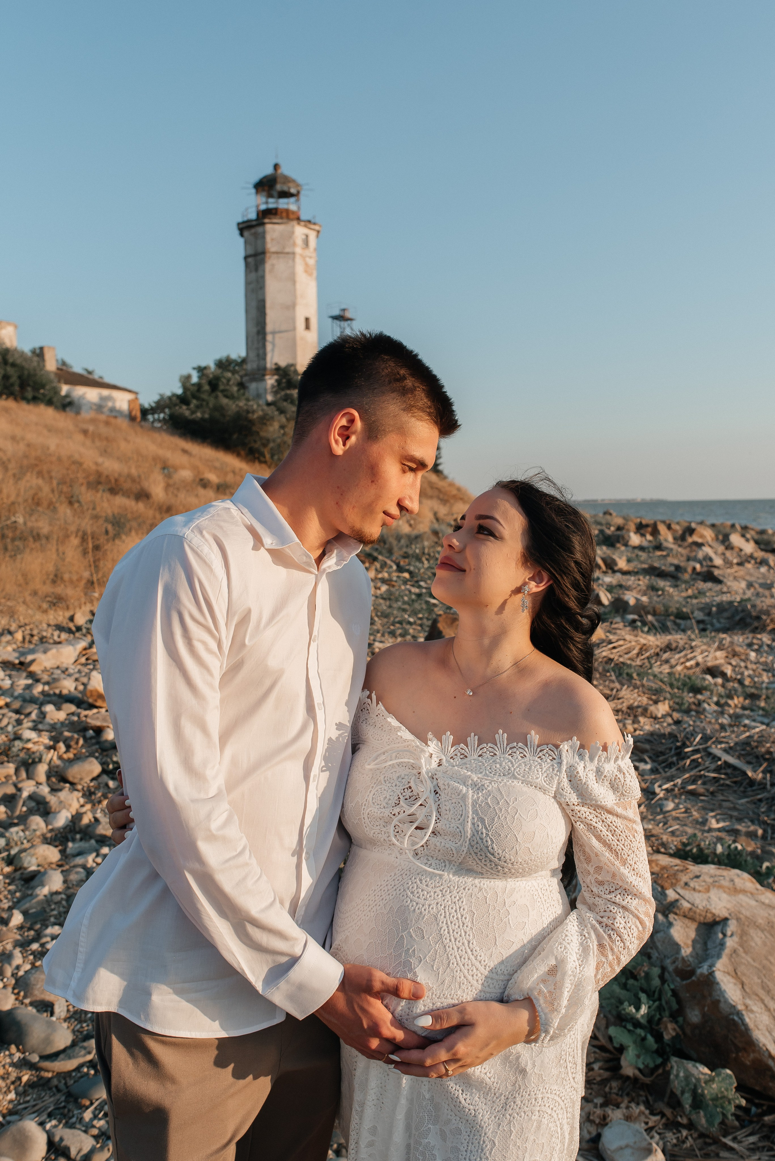 Свадебная прогулка на маяке. Детский и семейный фотограф выпускной альбом Приморско-Ахтарск