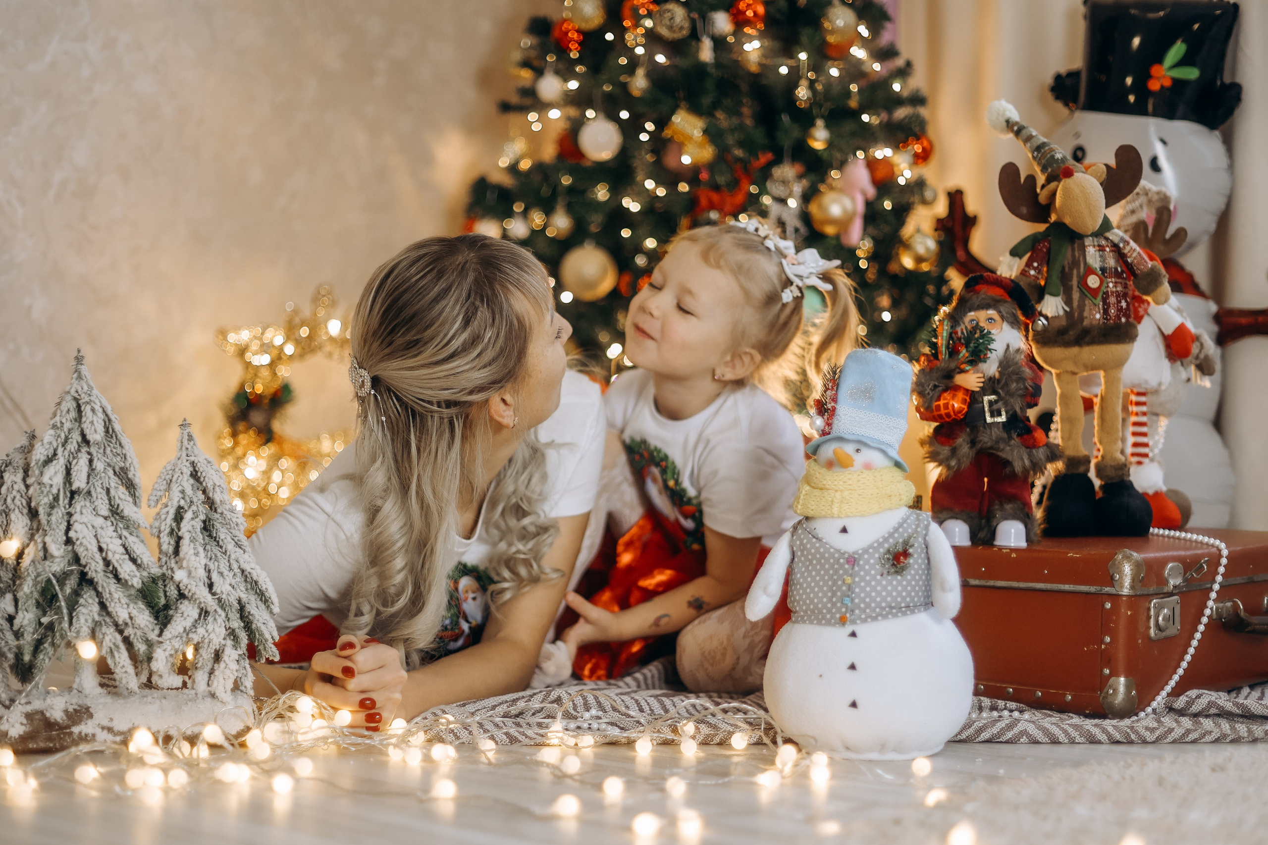Новогодняя история Светланы и Даши. Детский и Семейный фотограф Елена Карпушина