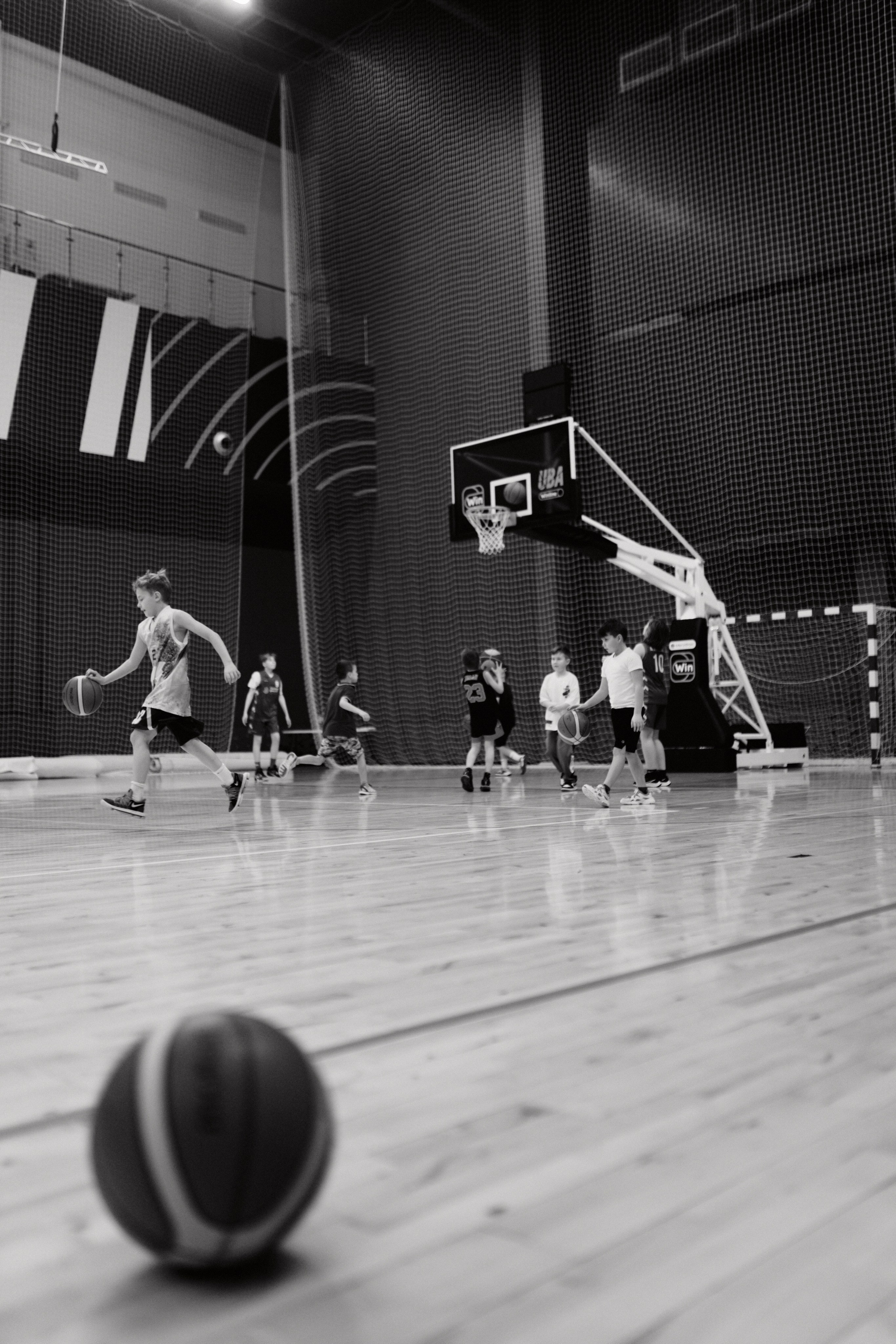 Новогодний баскетбол 2025. Детская лига. Евгений Бреча. Коммерческий и бэкстейдж фотограф в Москве