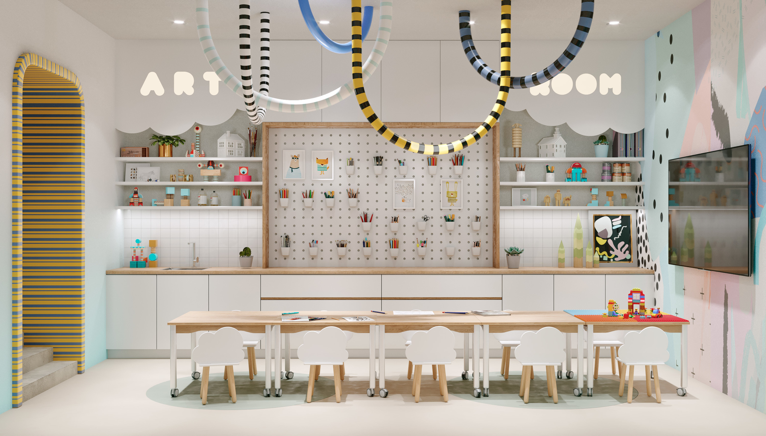 SLIVKI KIDS. Студия дизайна интерьеров