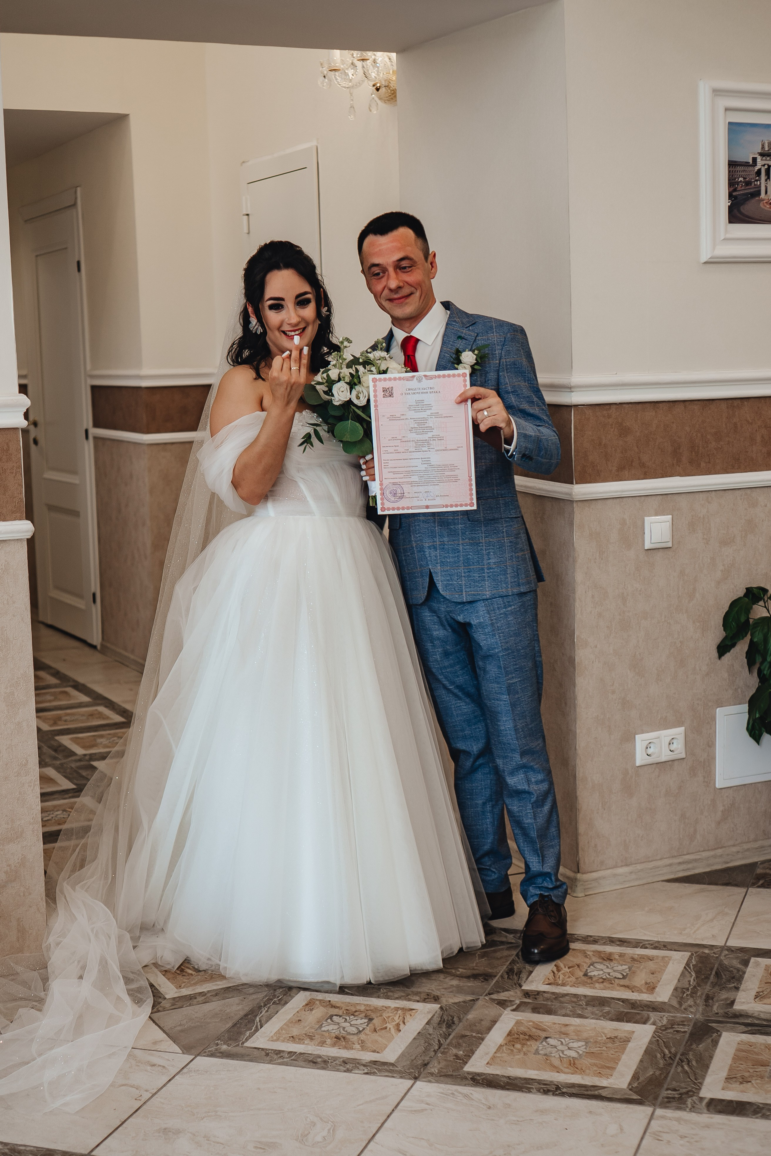 СВАДЕБНАЯ СЬЕМКА В ЗАГСЕ НА МОСКОВСКОМ ПРОСПЕКТЕ. Профессиональный фотограф, Санкт-Петербург — Виктория Богомолова