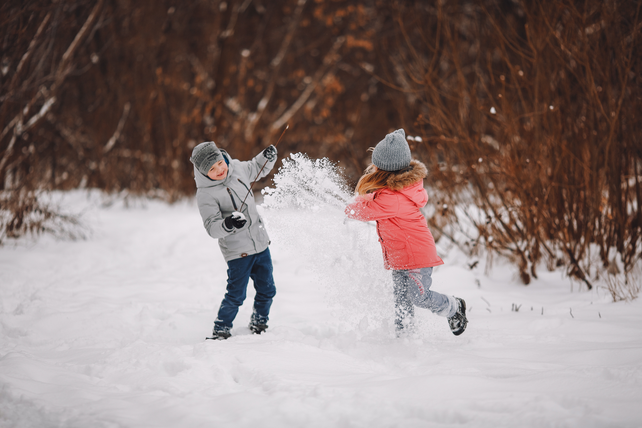 Зимняя фотопрогулка. Свадебный и семейный фотограф Москва Екатерина Верижникова