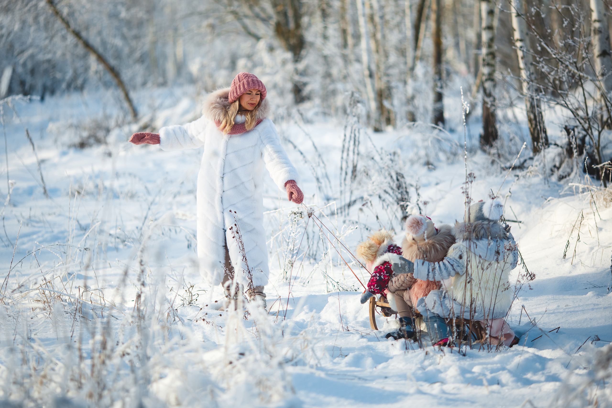 Волшебный морозный день. Свадебный и семейный фотограф Москва Екатерина Верижникова