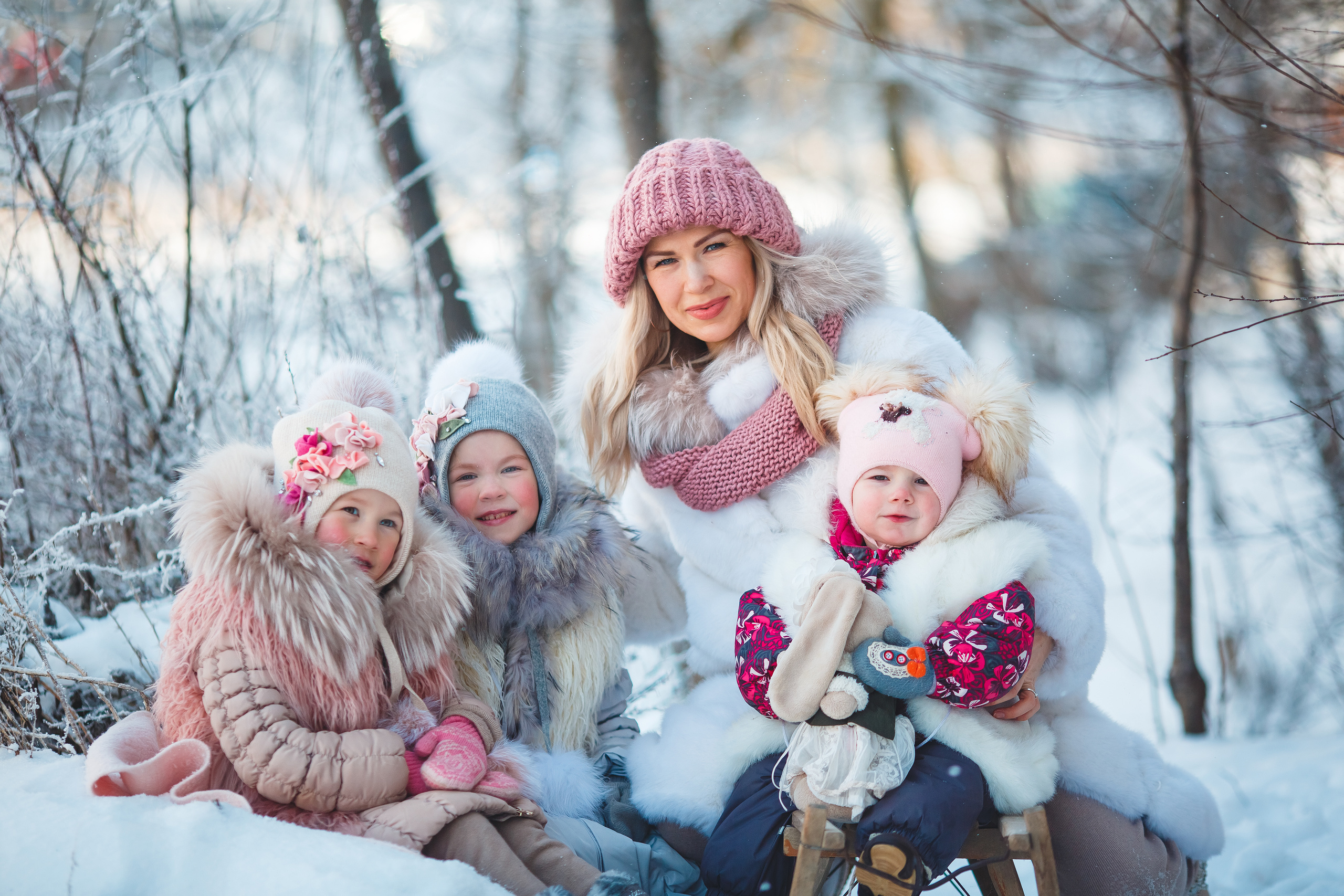 Волшебный морозный день. Свадебный и семейный фотограф Москва Екатерина Верижникова