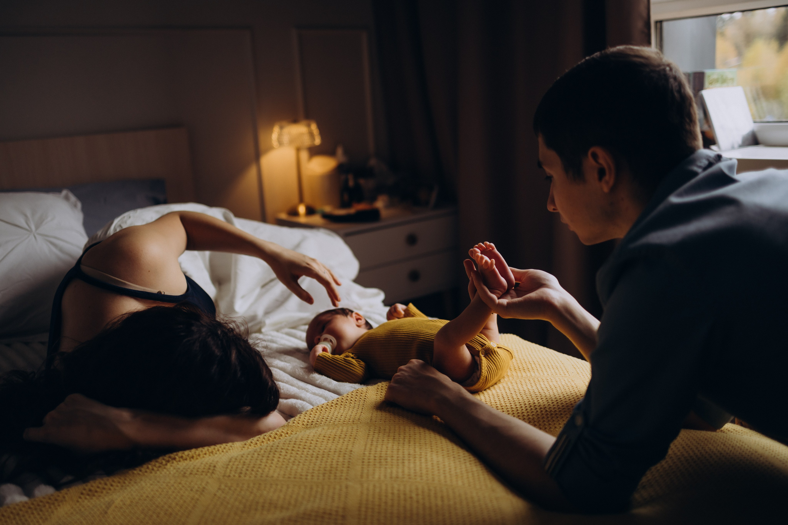 Ньюборн в Москве с малышкой Тоней. Семейный фотограф в Москве и Люберцах Юлия Гуськова