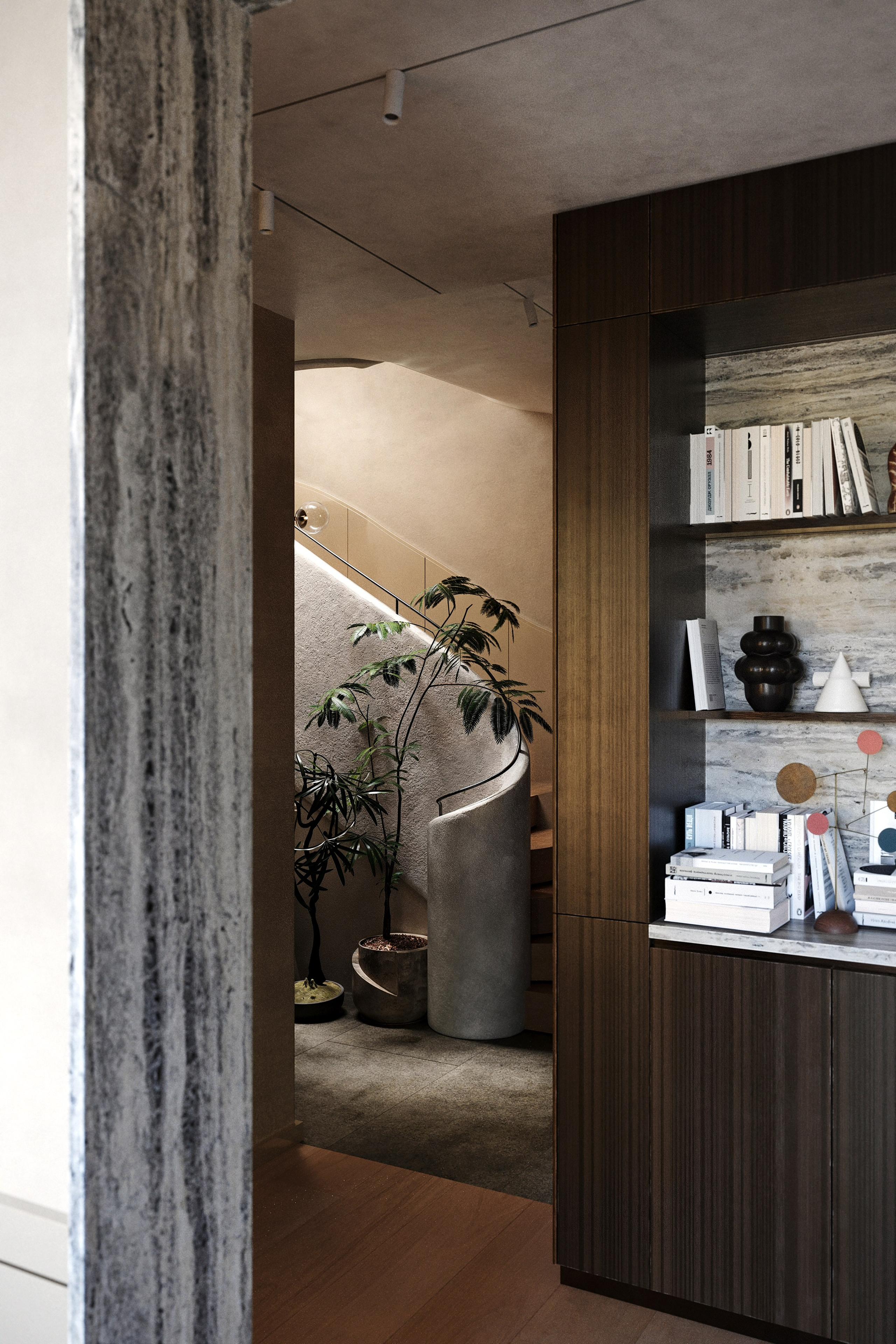 Alliot+Maudet buro livingroom. Визуализации Дизайн проектов