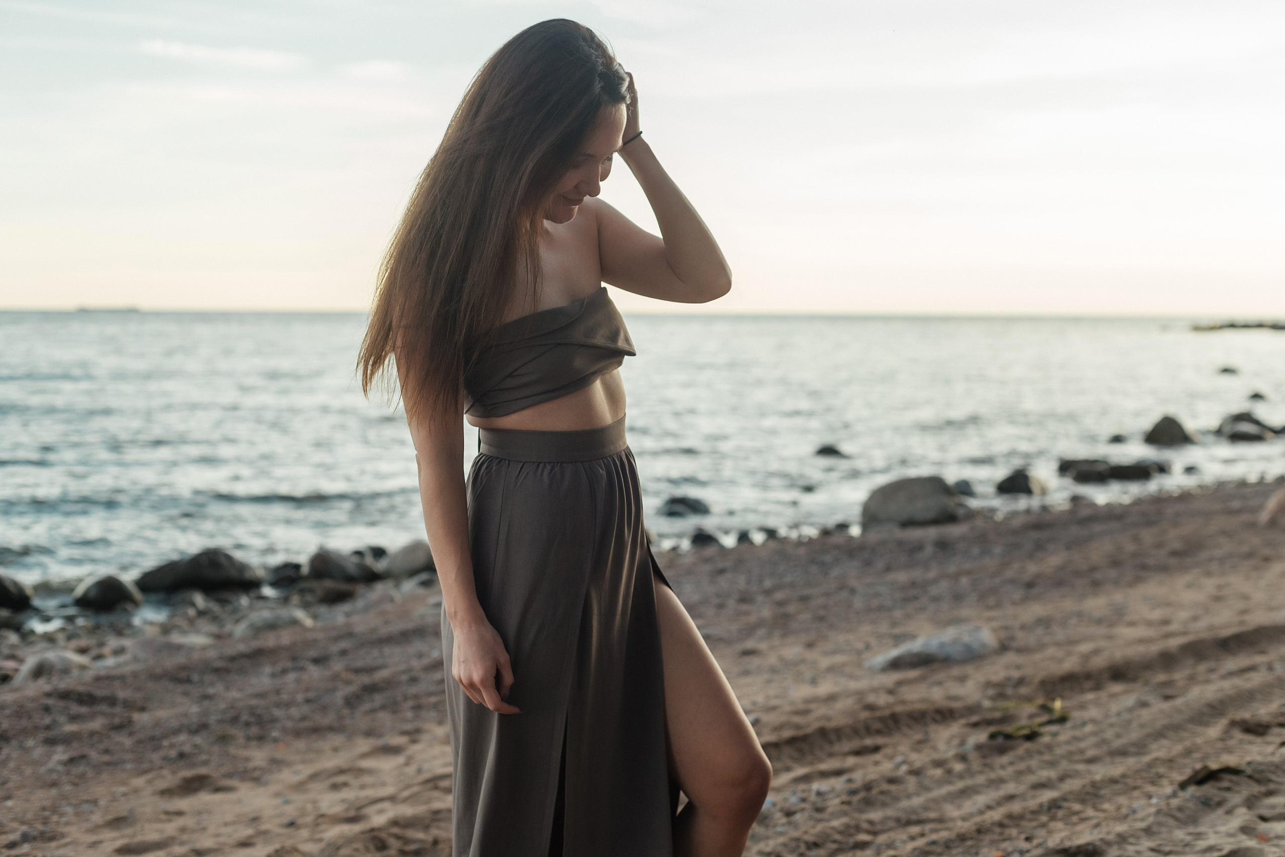 Атмосферная съёмка на Финском заливе. Семейный фотограф Любовь Саркеева