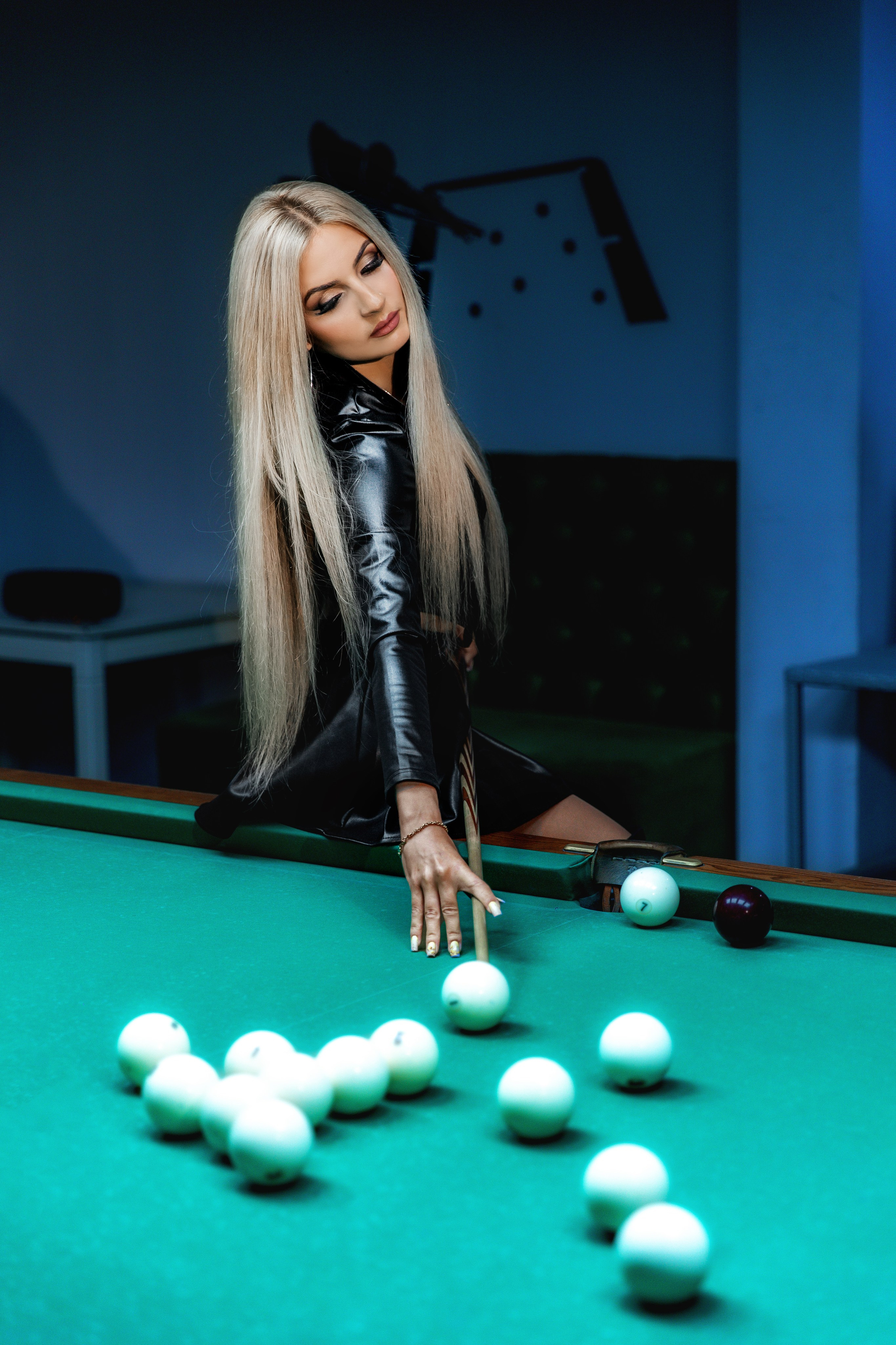 KRISTINA Photo shoot at the billiard club…. Свадебный фотограф в Евпатории и в Крыму, Love story, женский портрет