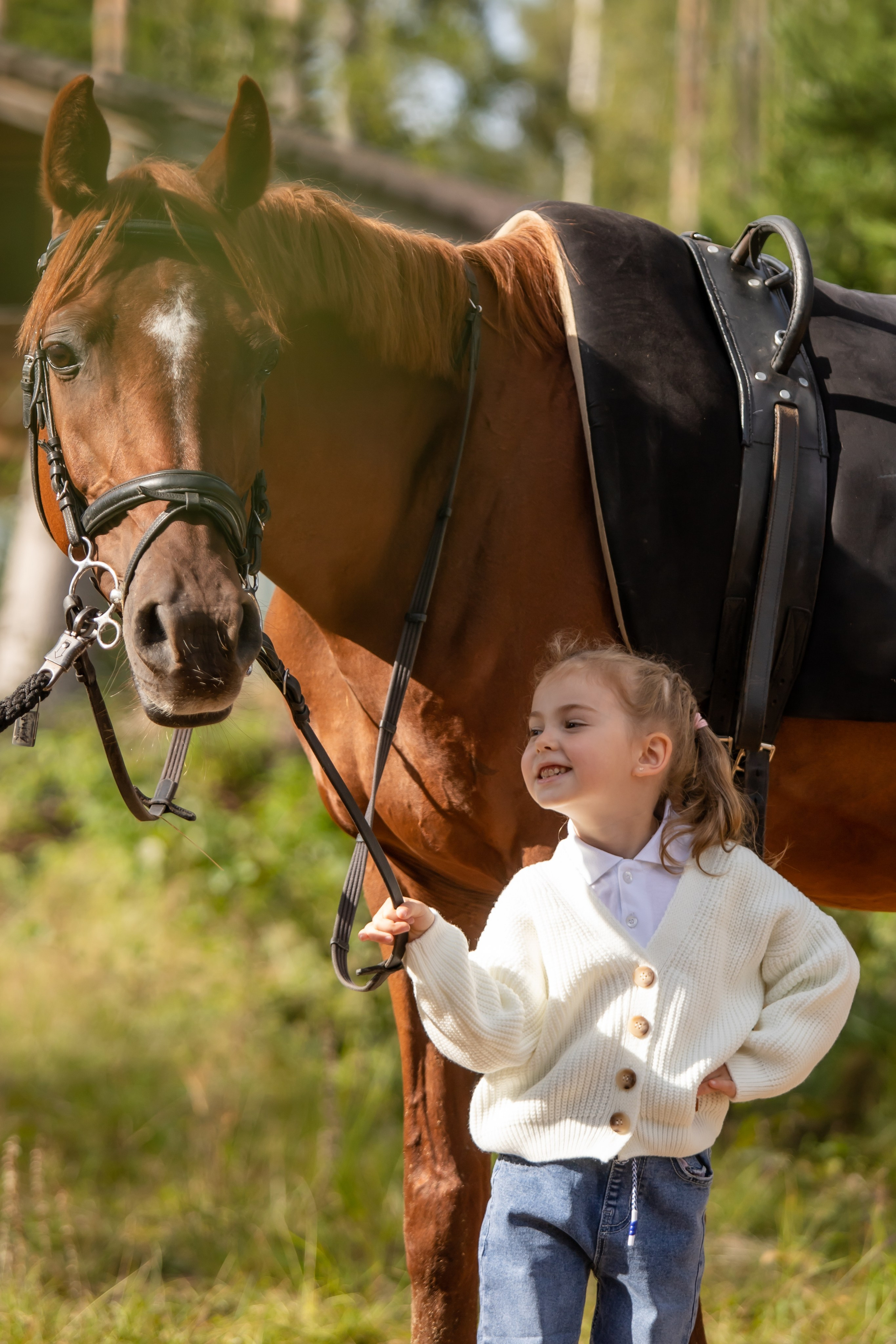 Семейные и детские фотосессии. Конный фотограф в Санкт-Петербурге Анна Лебедева