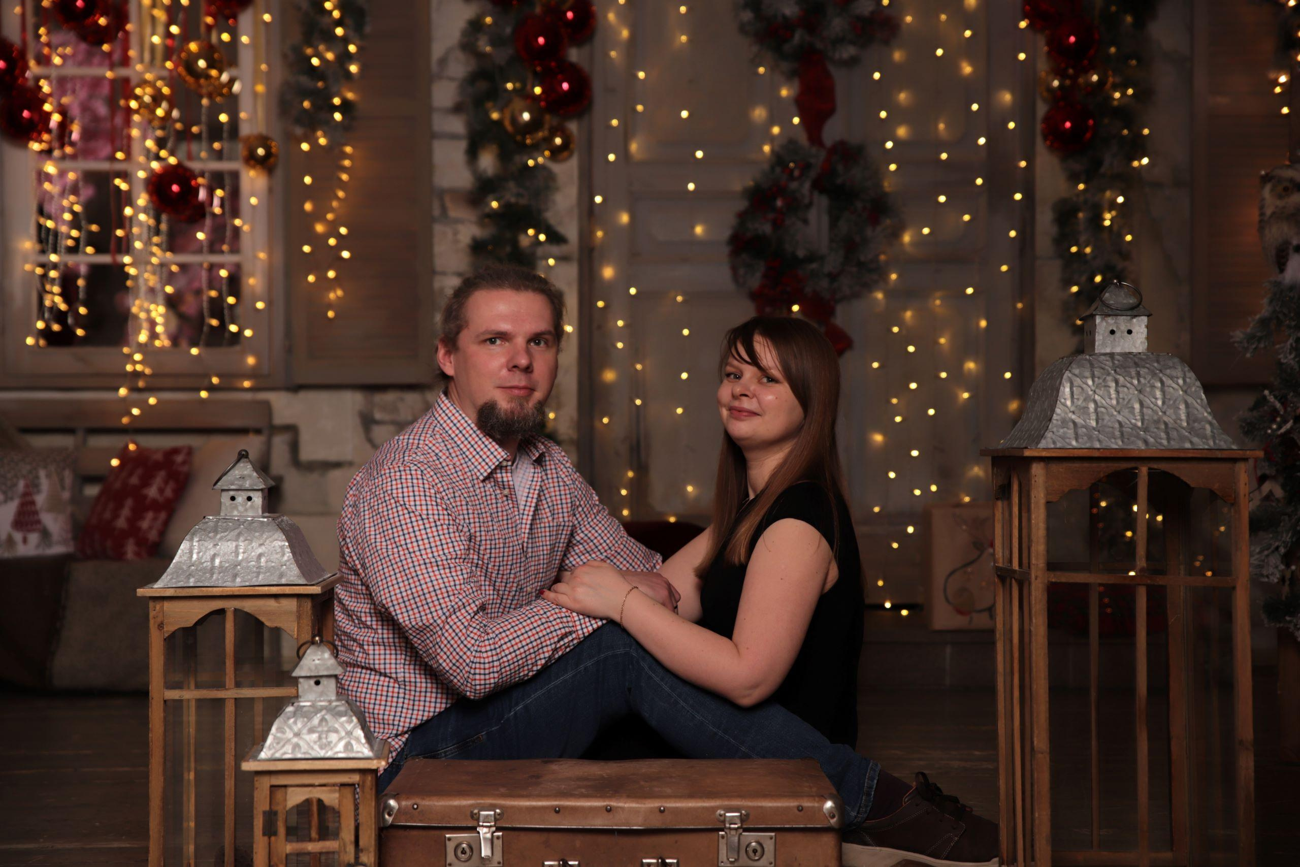 Новогодняя фотосессия, фотограф в Москве, праздничные фотографии