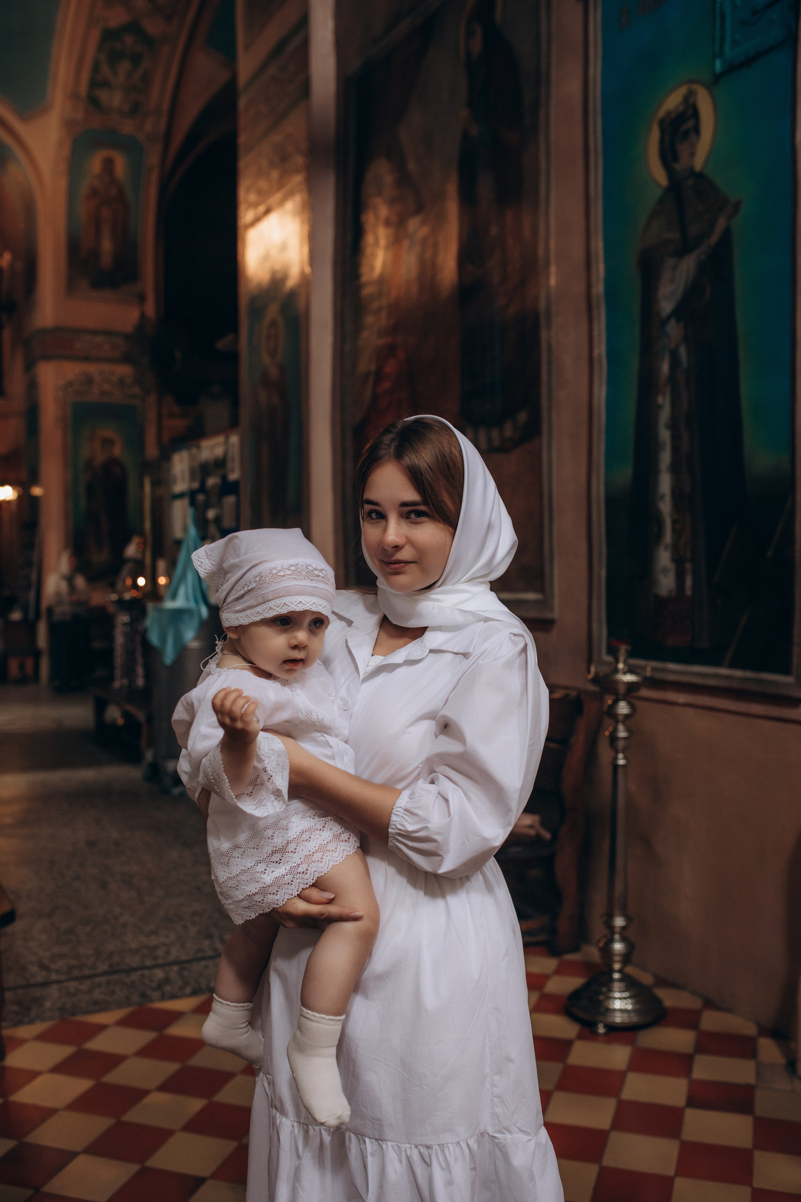 Крещение Христина. Семейный и домашний фотограф в Москве и МО Королева Валерия