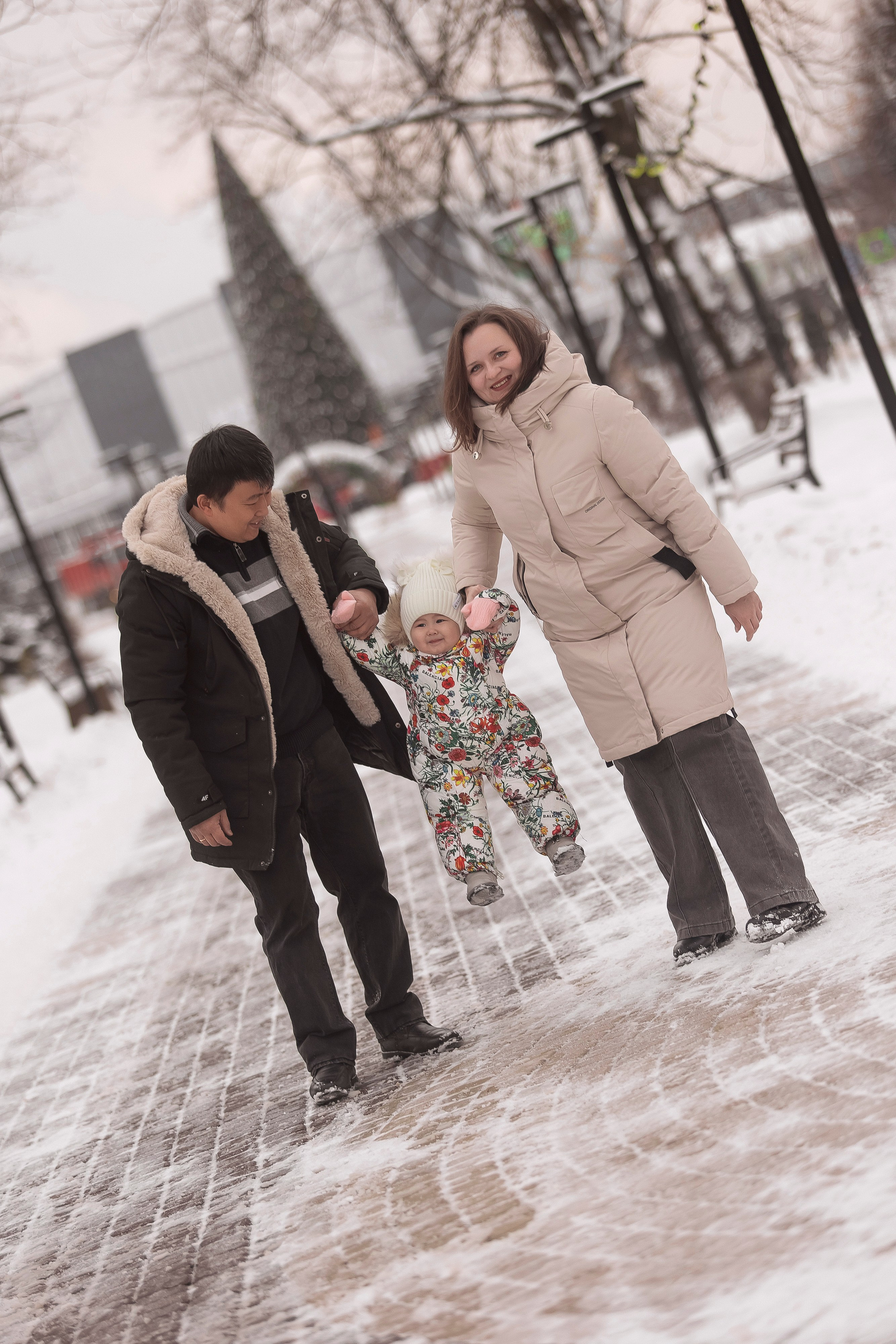Зимняя история. Семейный и свадебный фотограф в Москве Леванова Александра