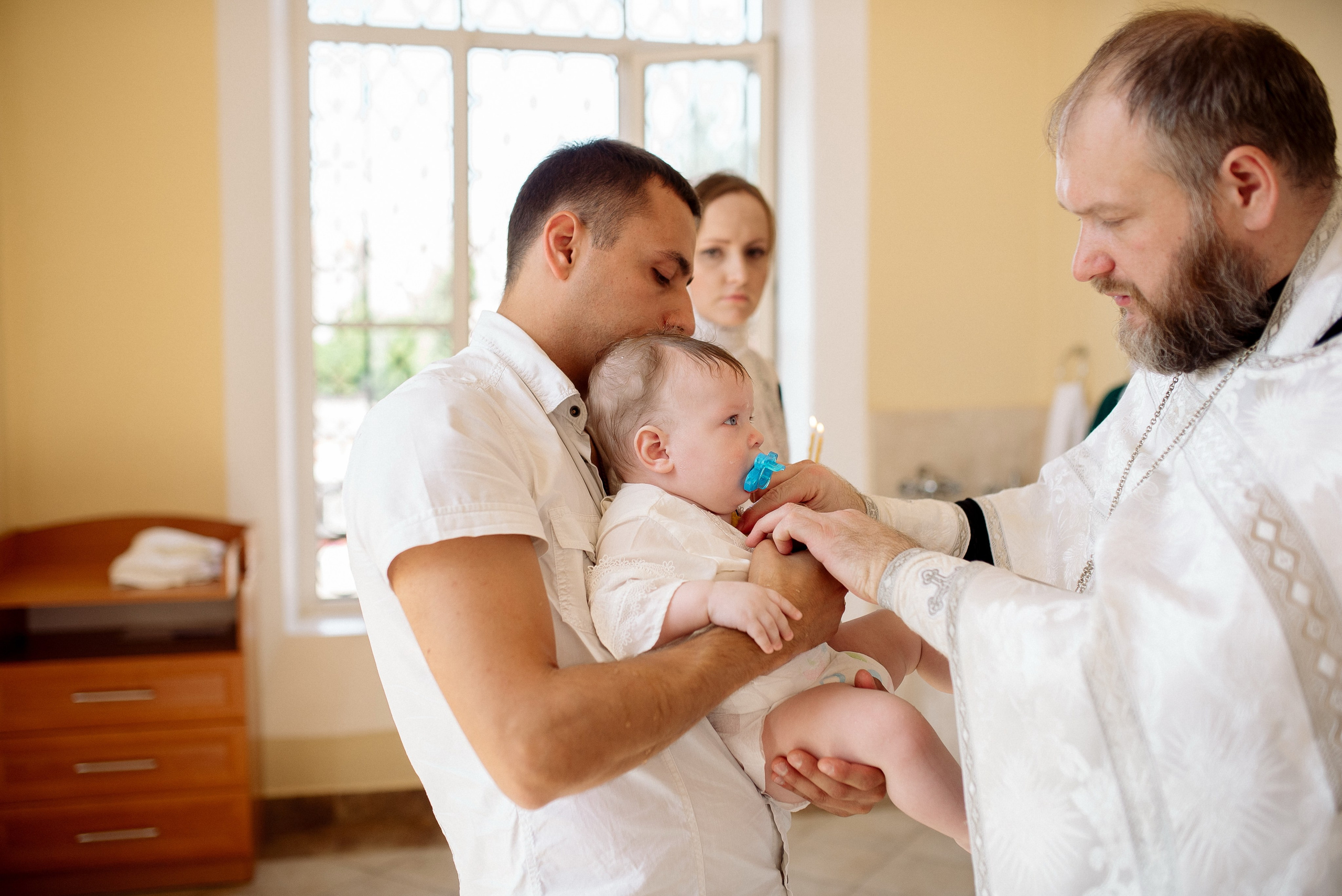 Крещение Сашули. Фотограф Мария Стрелкова