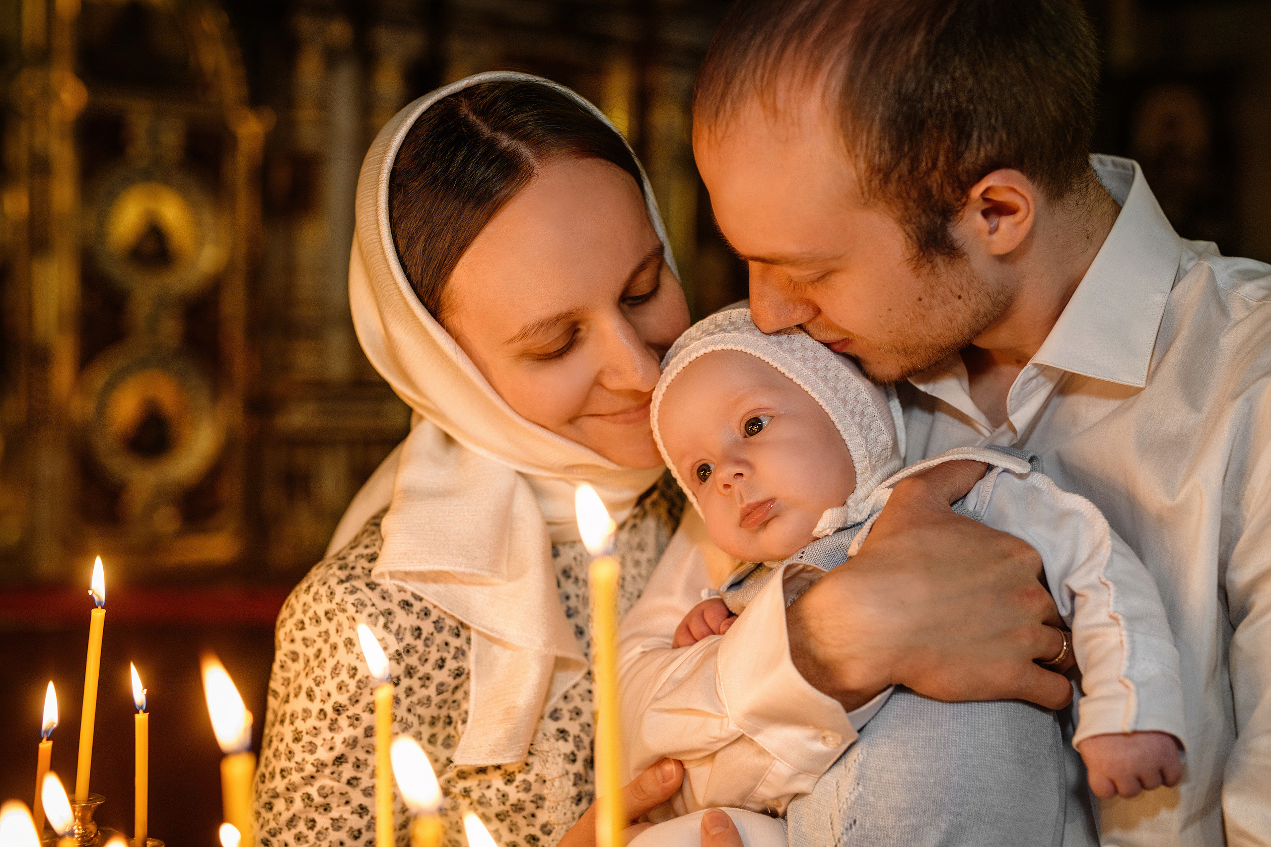 Крещение, таинство, церковь, свеча, праздник
