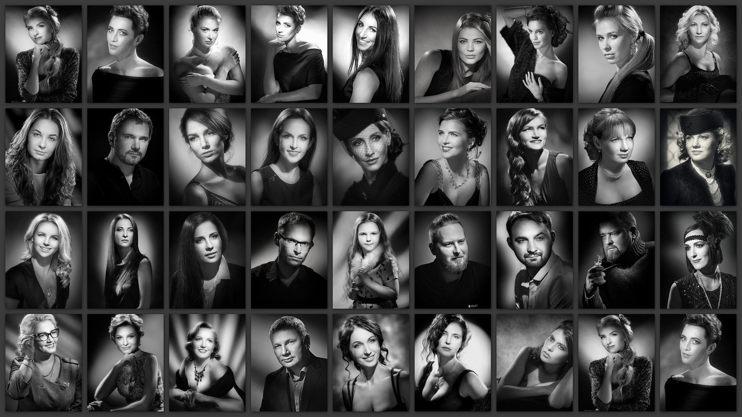 Классический портрет в стиле Голливуд