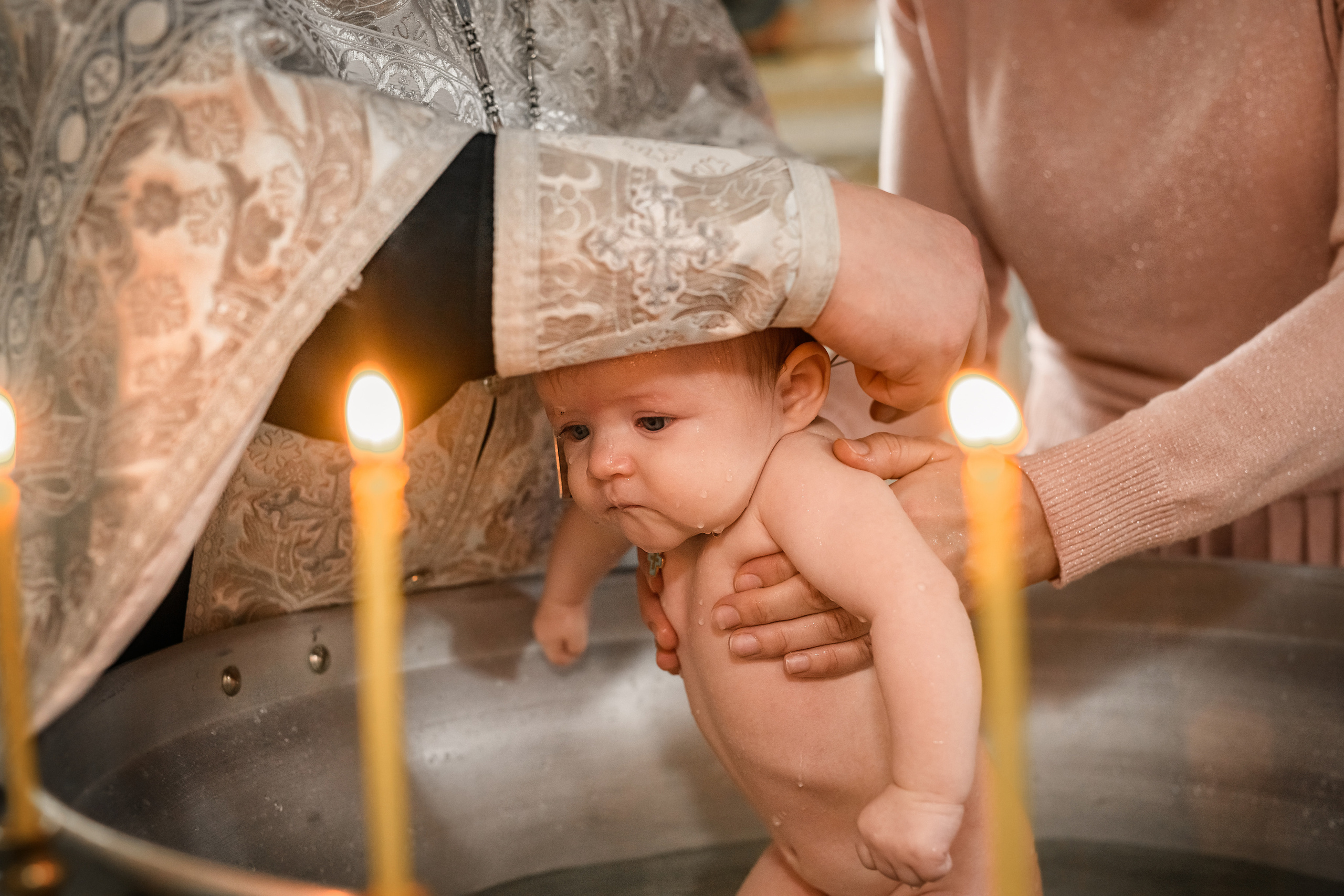 Крещение, таинство, церковь, свеча, праздник