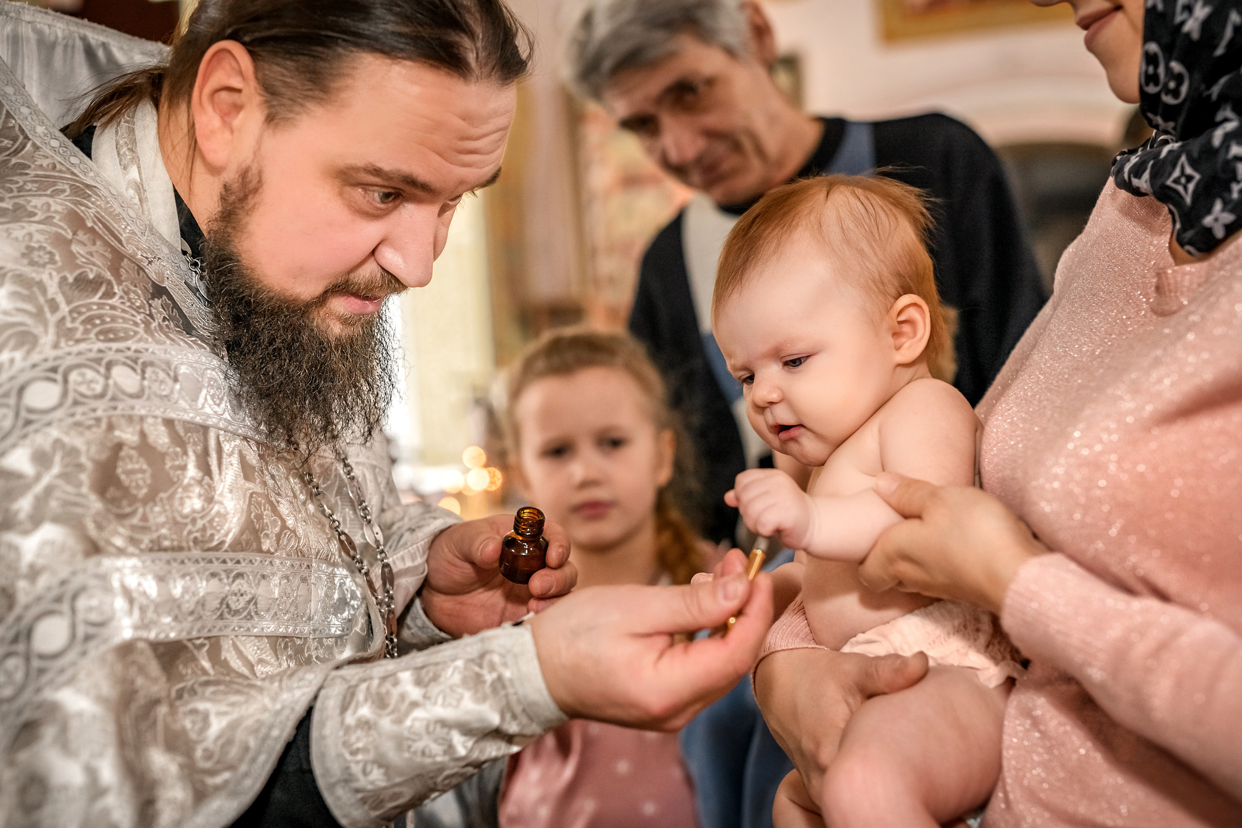 Крещение, таинство, церковь, свеча, праздник