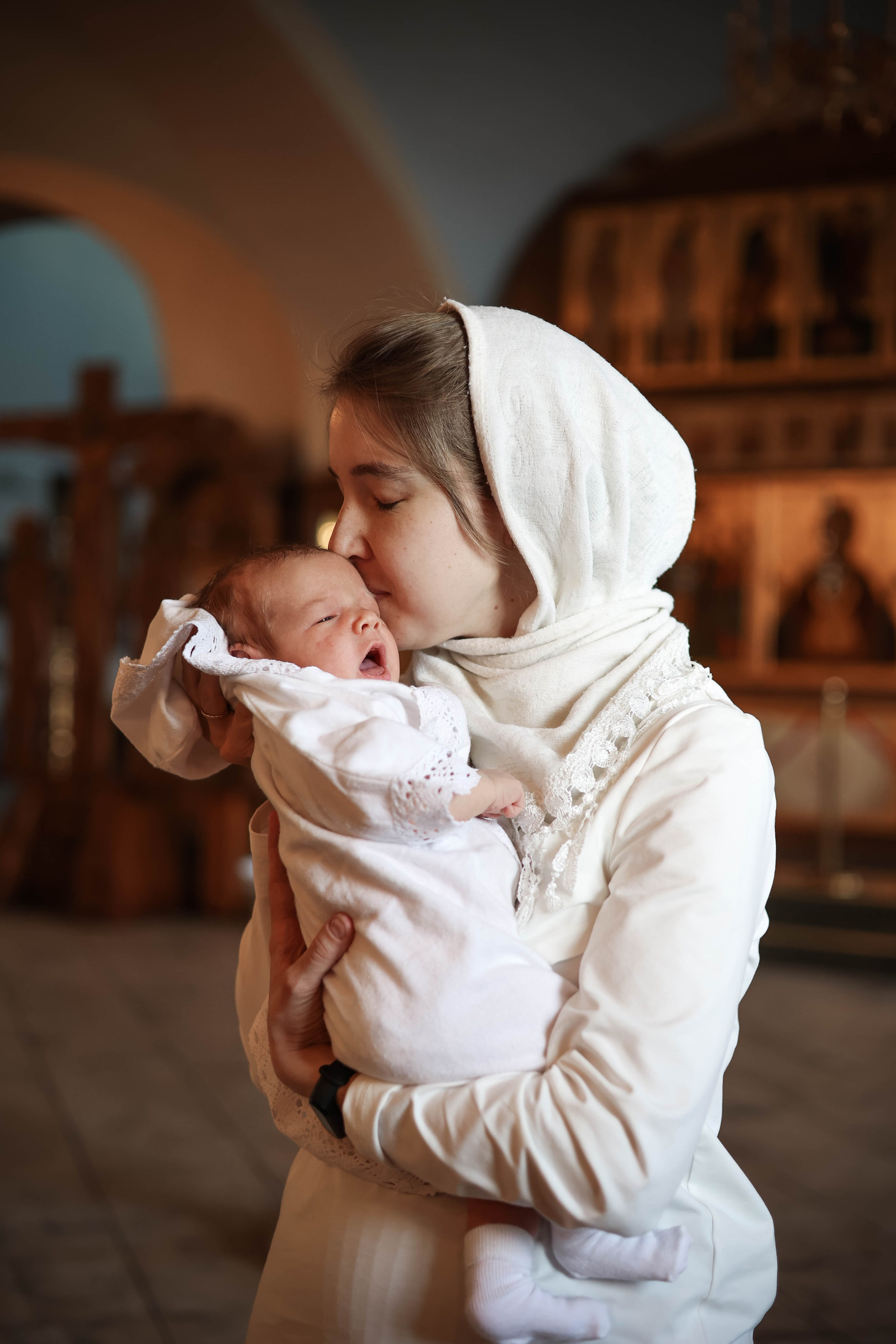 Крещение Вероники. Фотограф Анастасия Кувшинова Москва