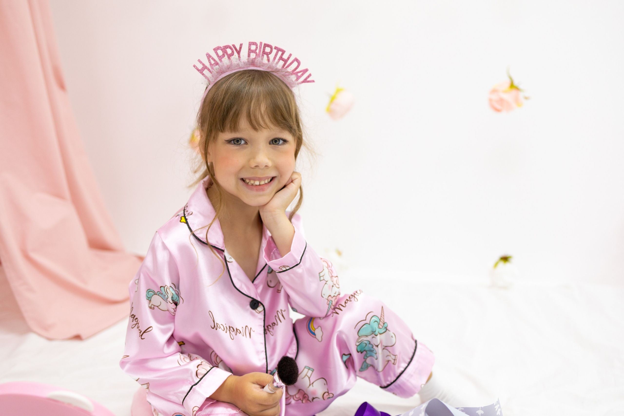 Ксюшенька, 6 лет, с визажистом. Фотограф новорожденных в Нижнем Новгороде Надежда Кадылкина