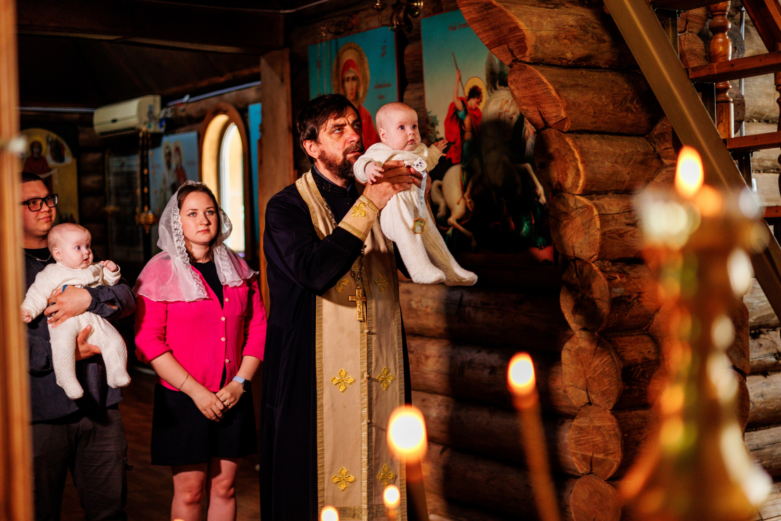 Крещение близняшек. Свадебный и семейный фотограф в Армавире