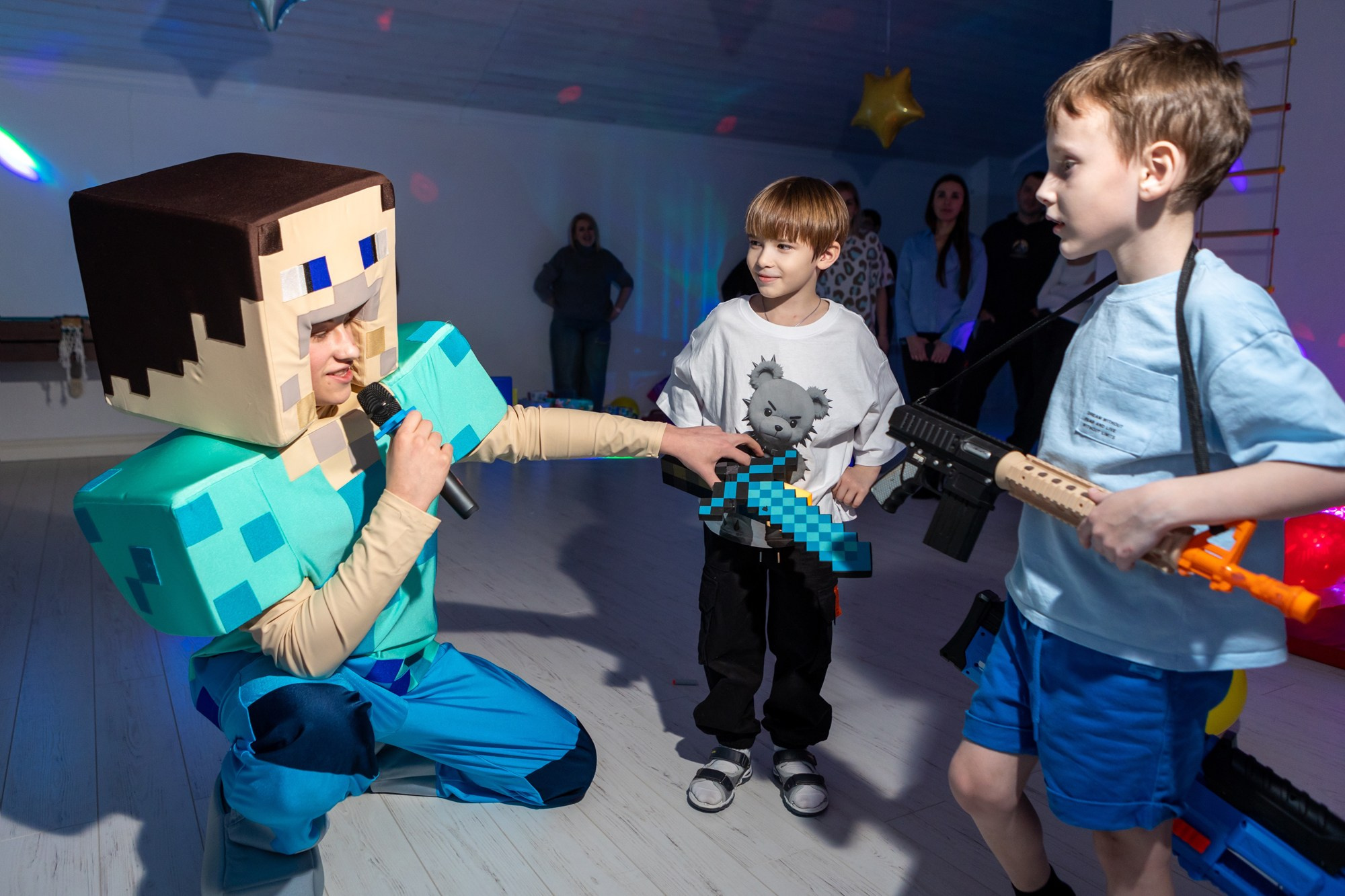 День Рождения Вовы в стиле майкрафт. Фотограф в Оренбурге. Профессиональный фотограф