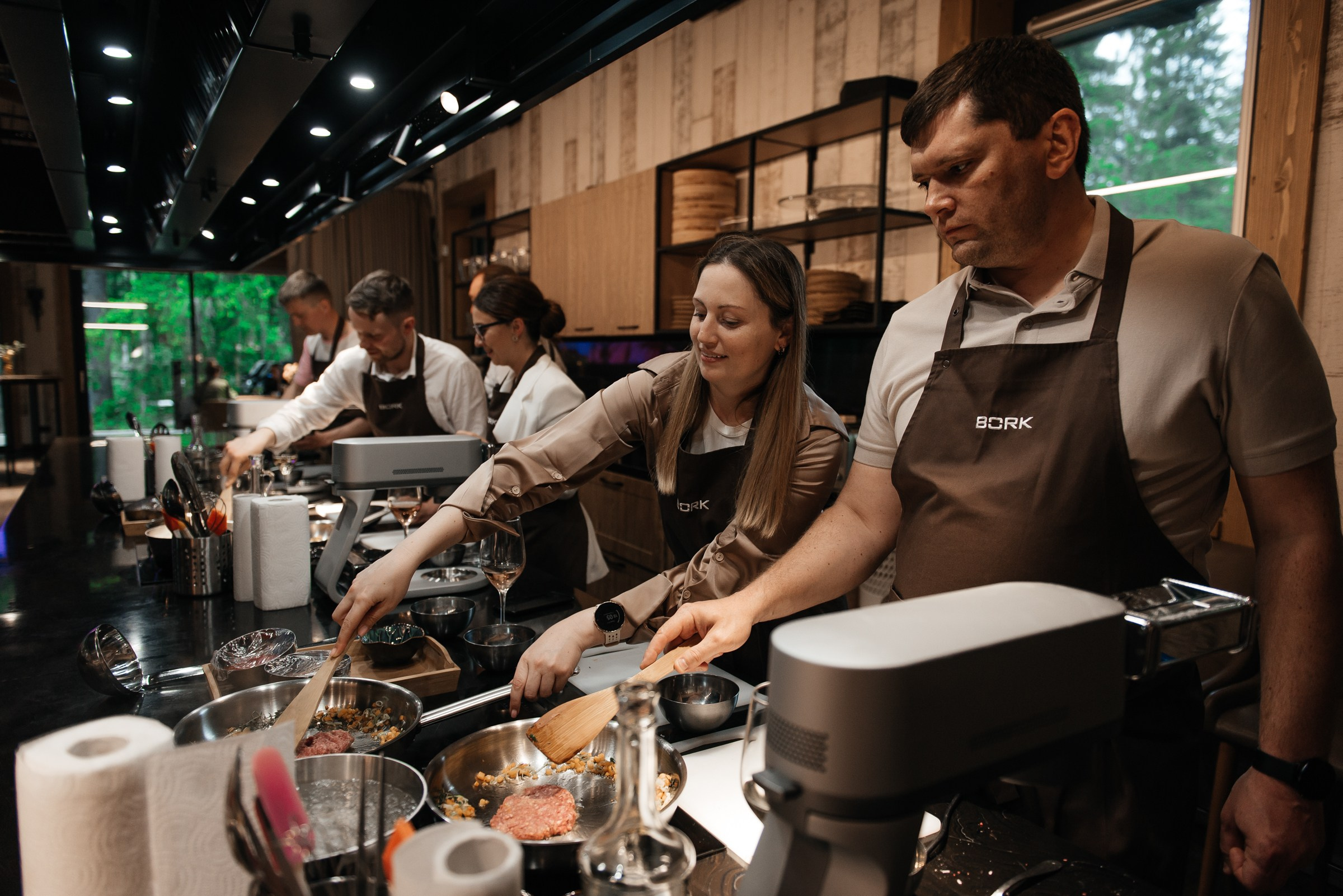 свадебный ужин в ресторане Чаща в Охта парке