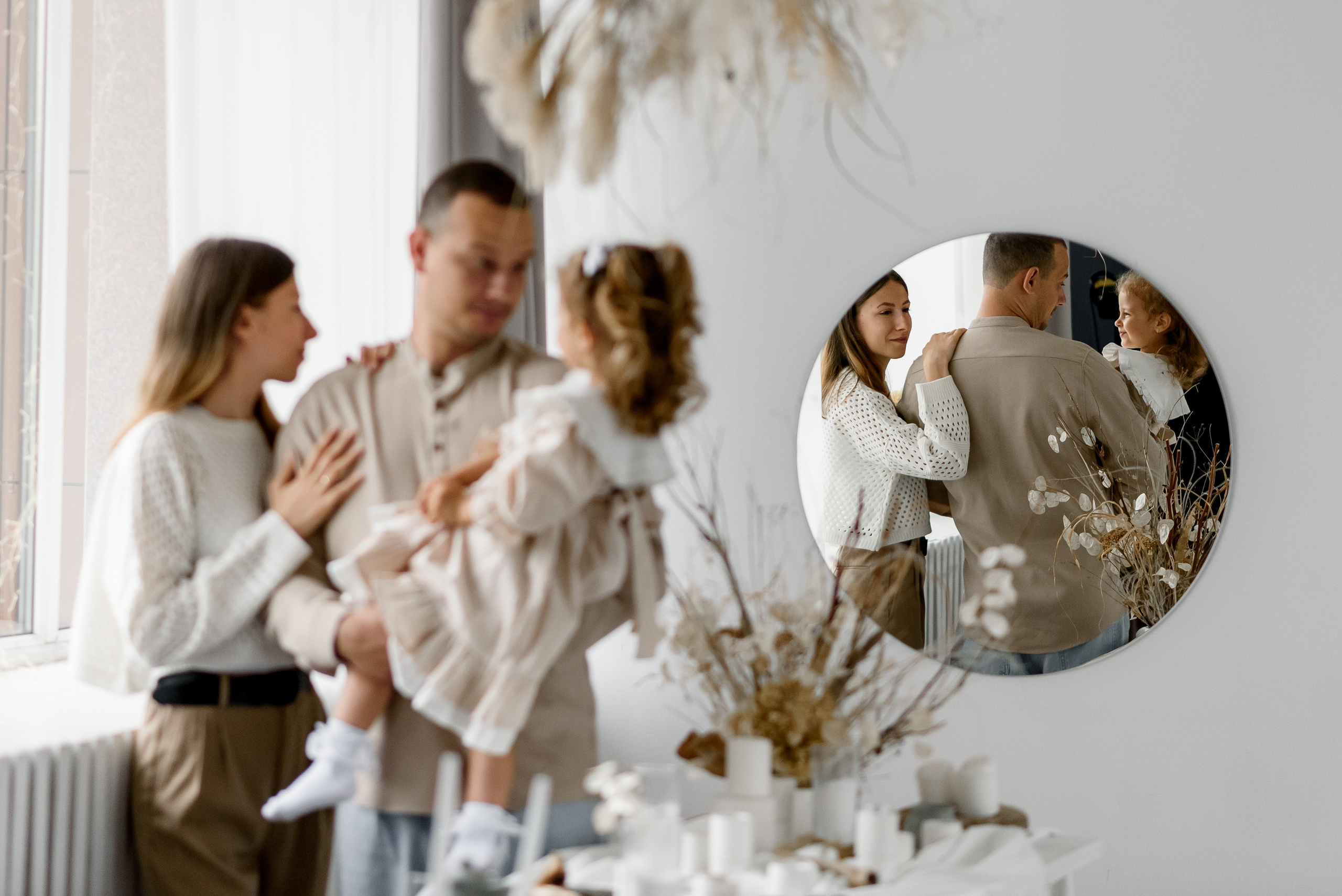 Очаровательная Ева с родителями. Свадебный и семейный фотограф в Ставрополе Роман Иванов