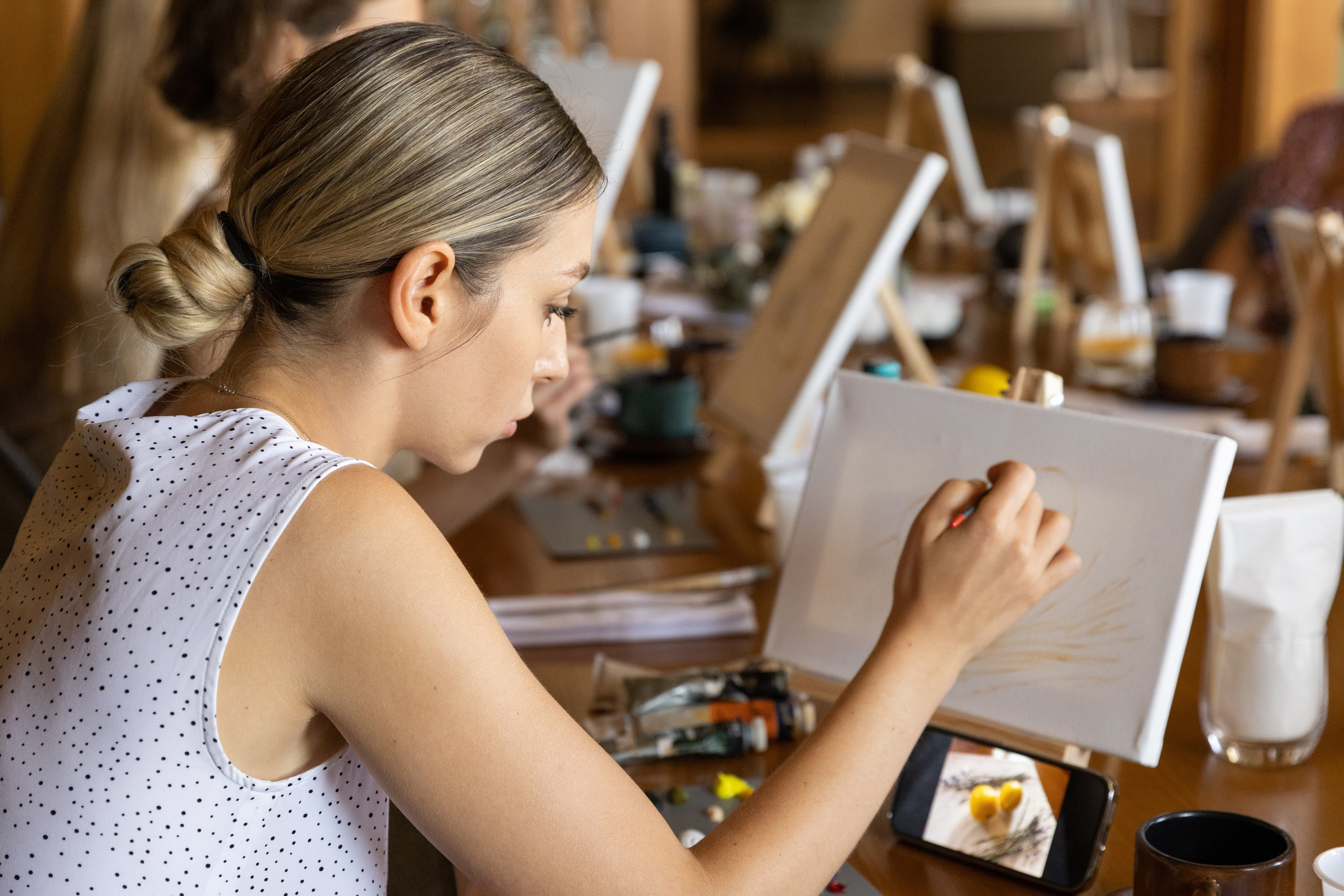 МАСТЕР-КЛАСС ПО ЖИВОПИСИ МАСЛОМ. Фотограф в Сочи Екатерина Потапова