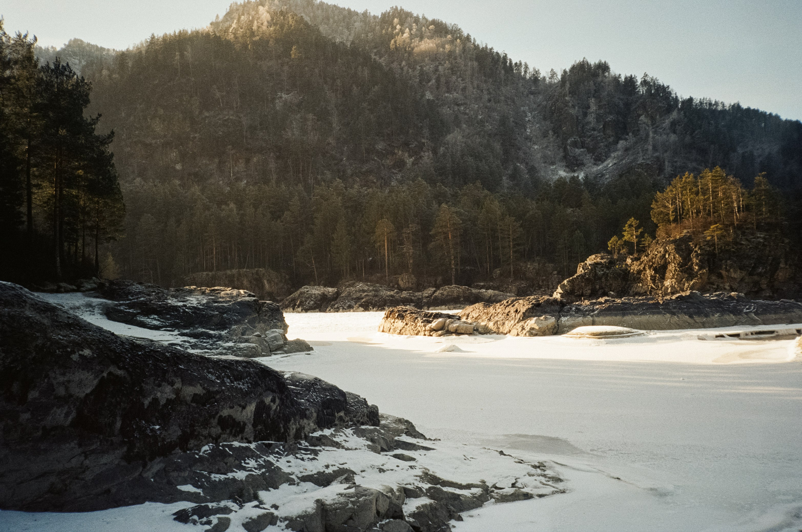 Кедровый остров и Семинская поляна в солнечный день. Фотограф-документалист Мария Осокина