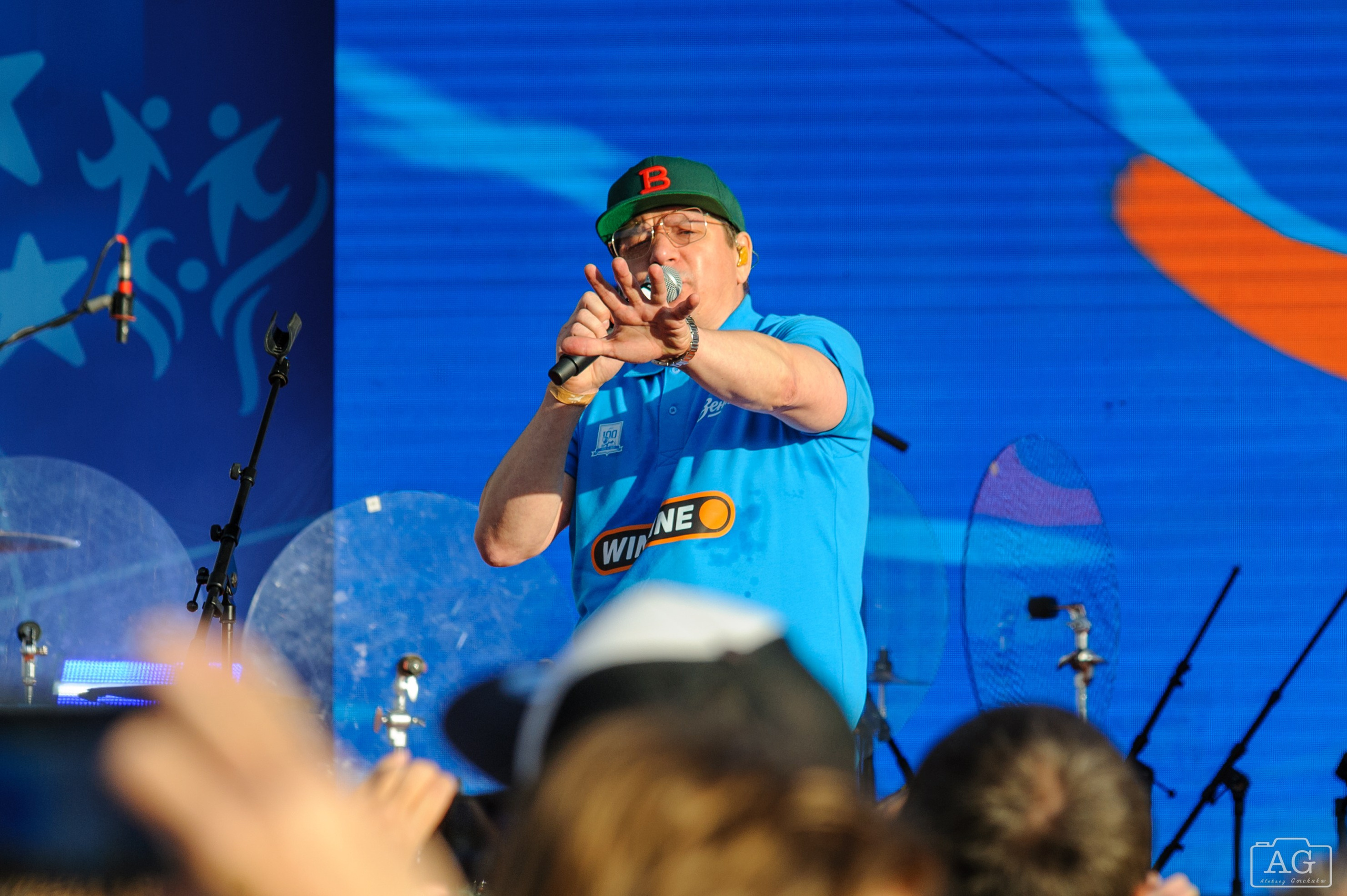 Группа «Кирпичи» на открытой тренировке ФК «Зенит». Алексей Горчаков. Фотограф на ваш праздник