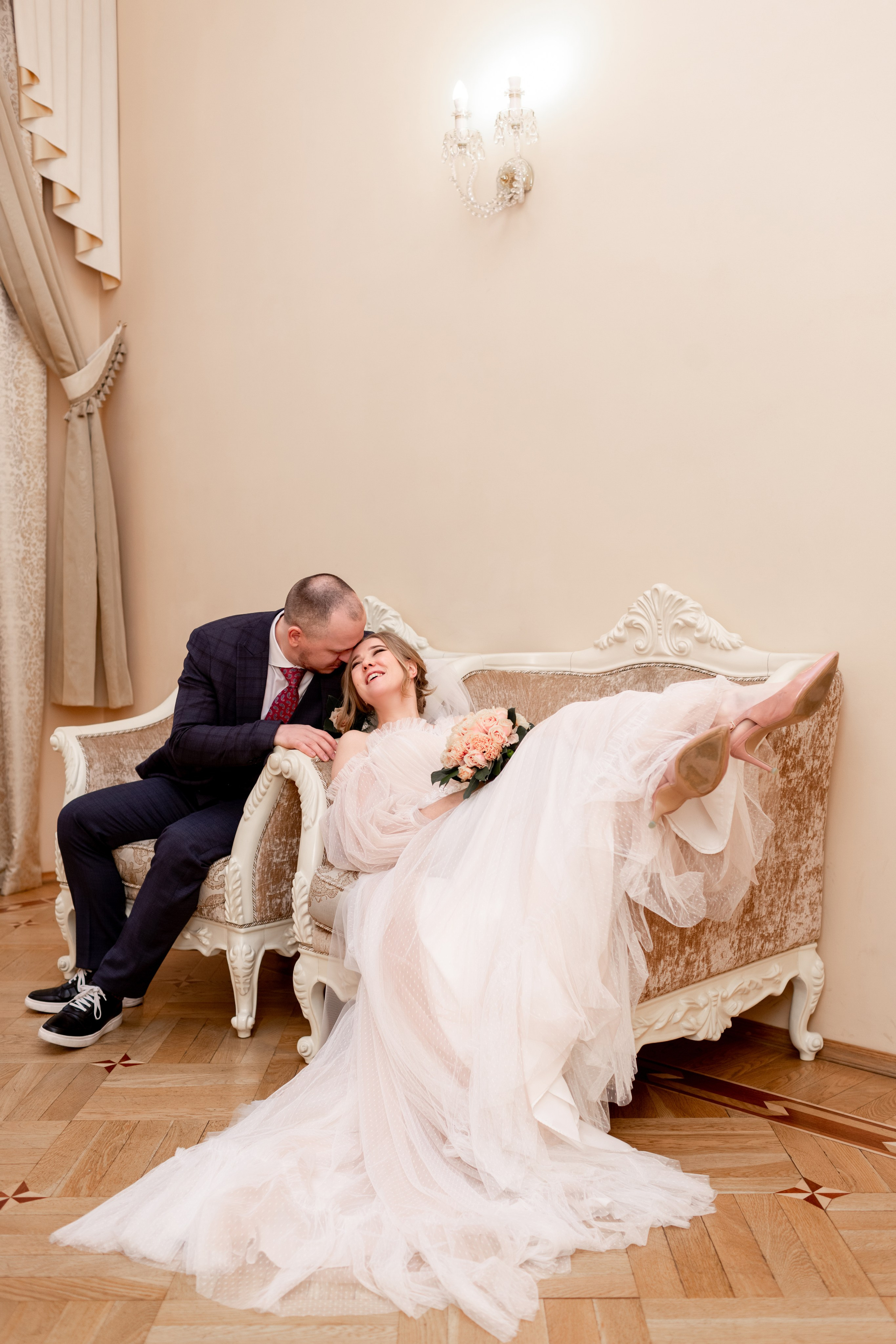 Свадебная фотосессия зимой. Свадебный фотограф Кирилл Белый