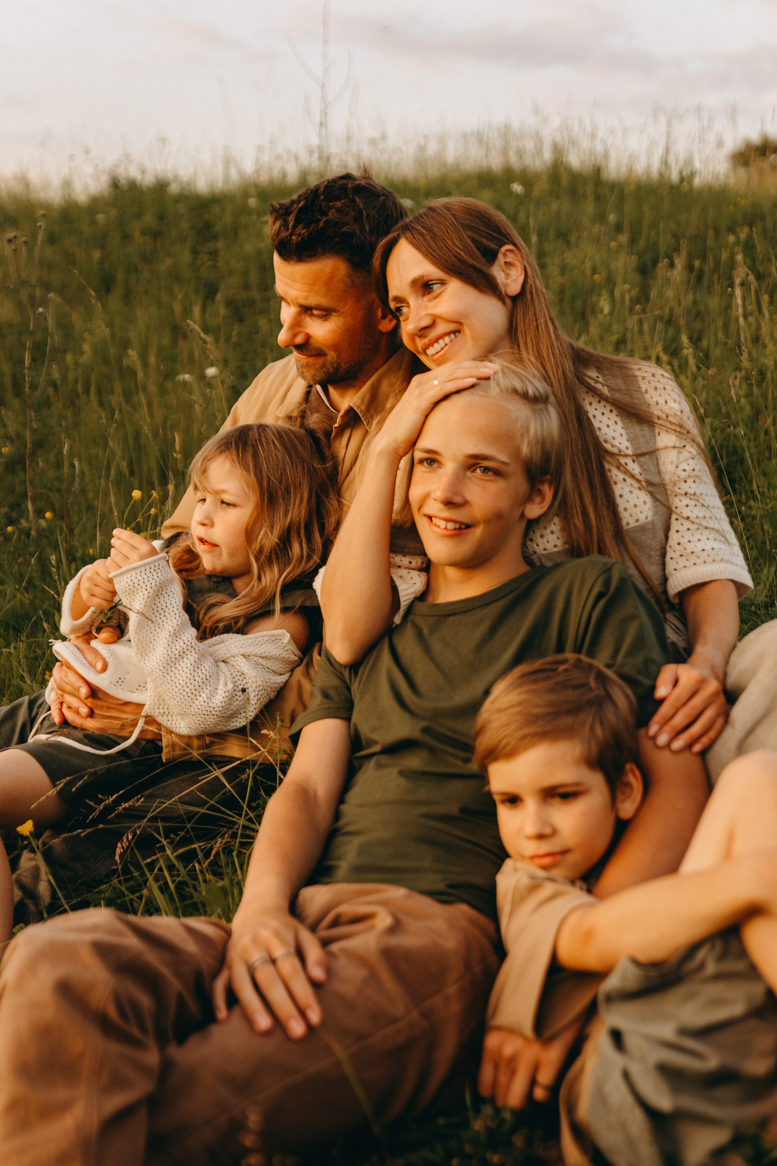 Наталья, Дмитрий, Артем, Леша и Аглая. Семейный фотограф В Москве Александра Дейкун