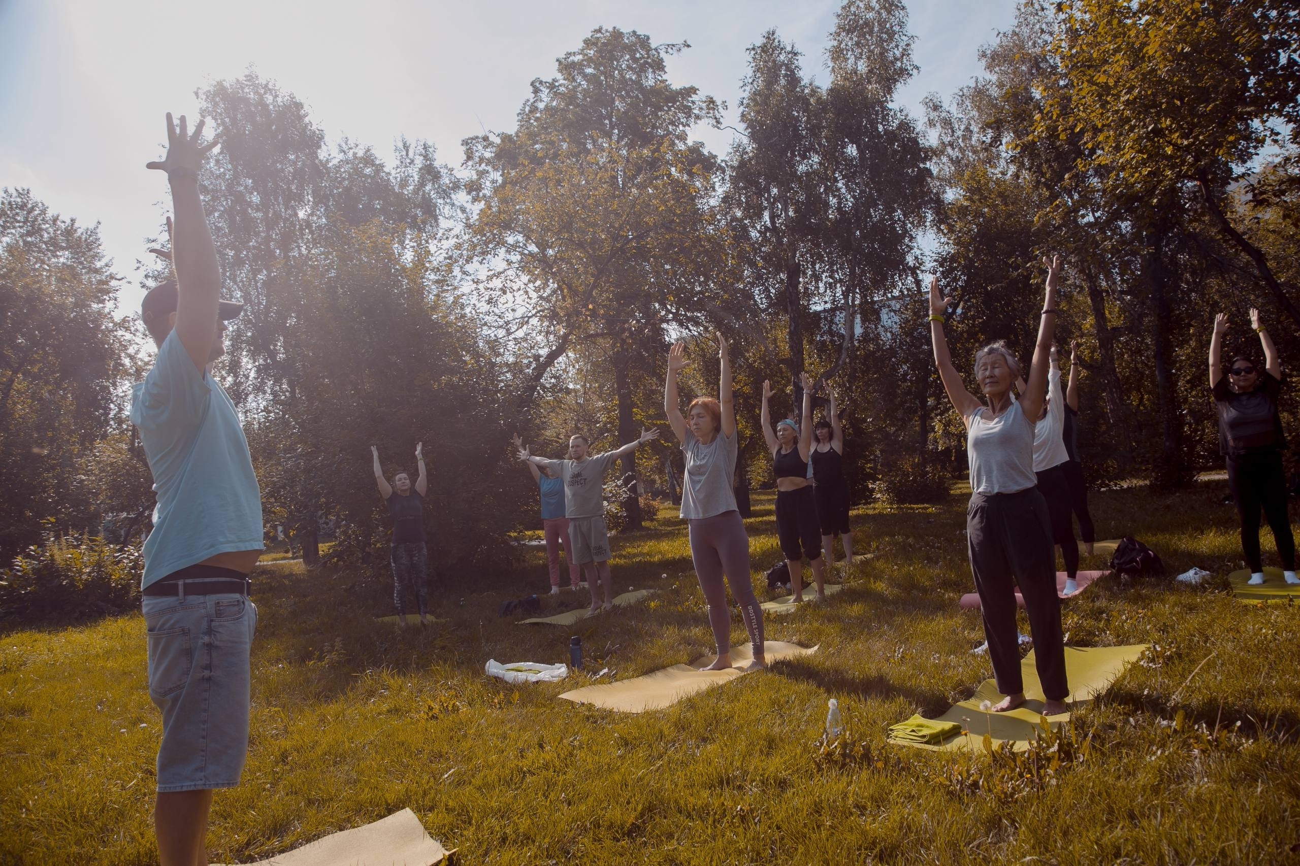 Yoga вместе с Xfit!. Репортажная съемка Иркутск Александр Ростов