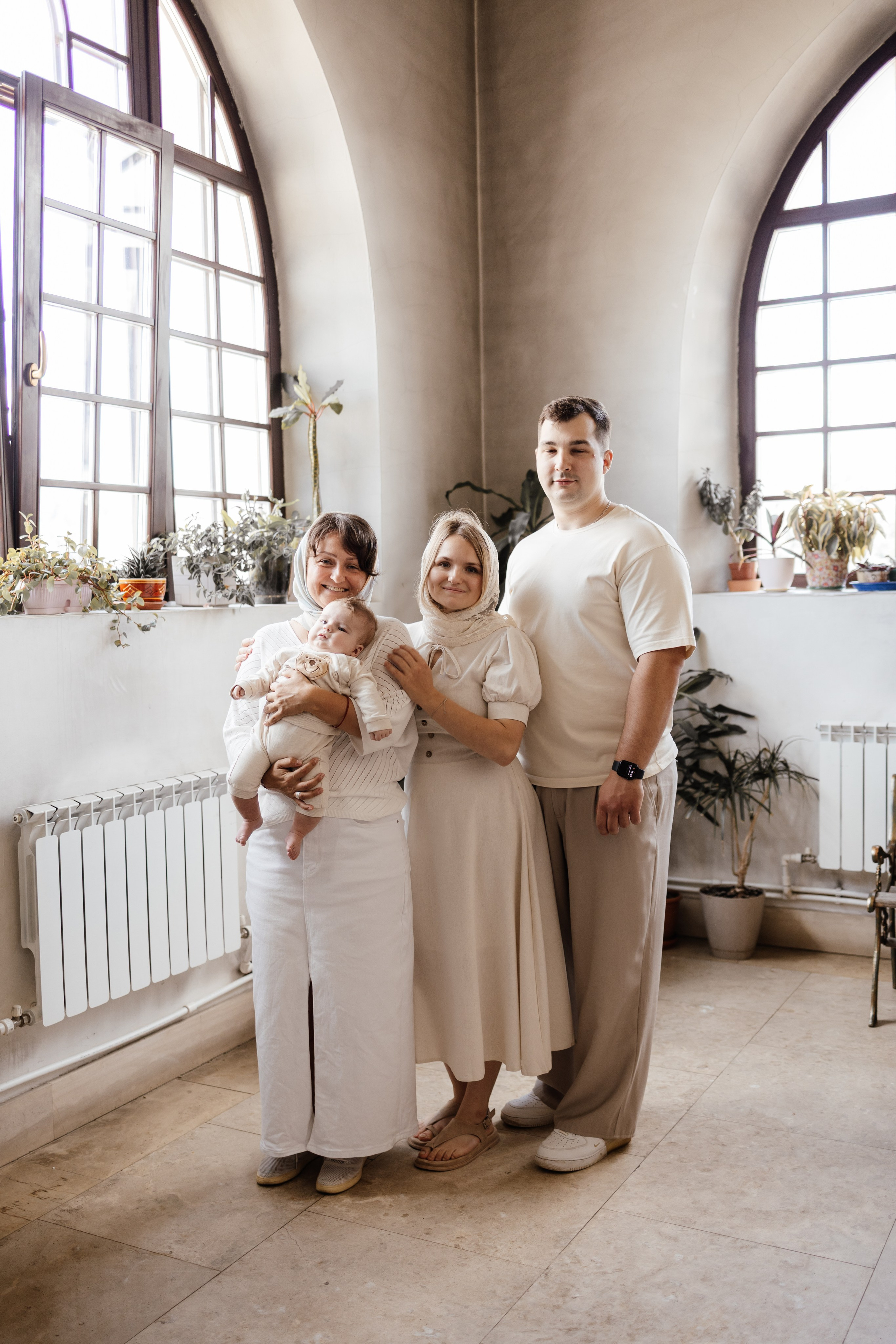 Таинство Крещения Саши. Фотограф новорождённых Newborn Москва