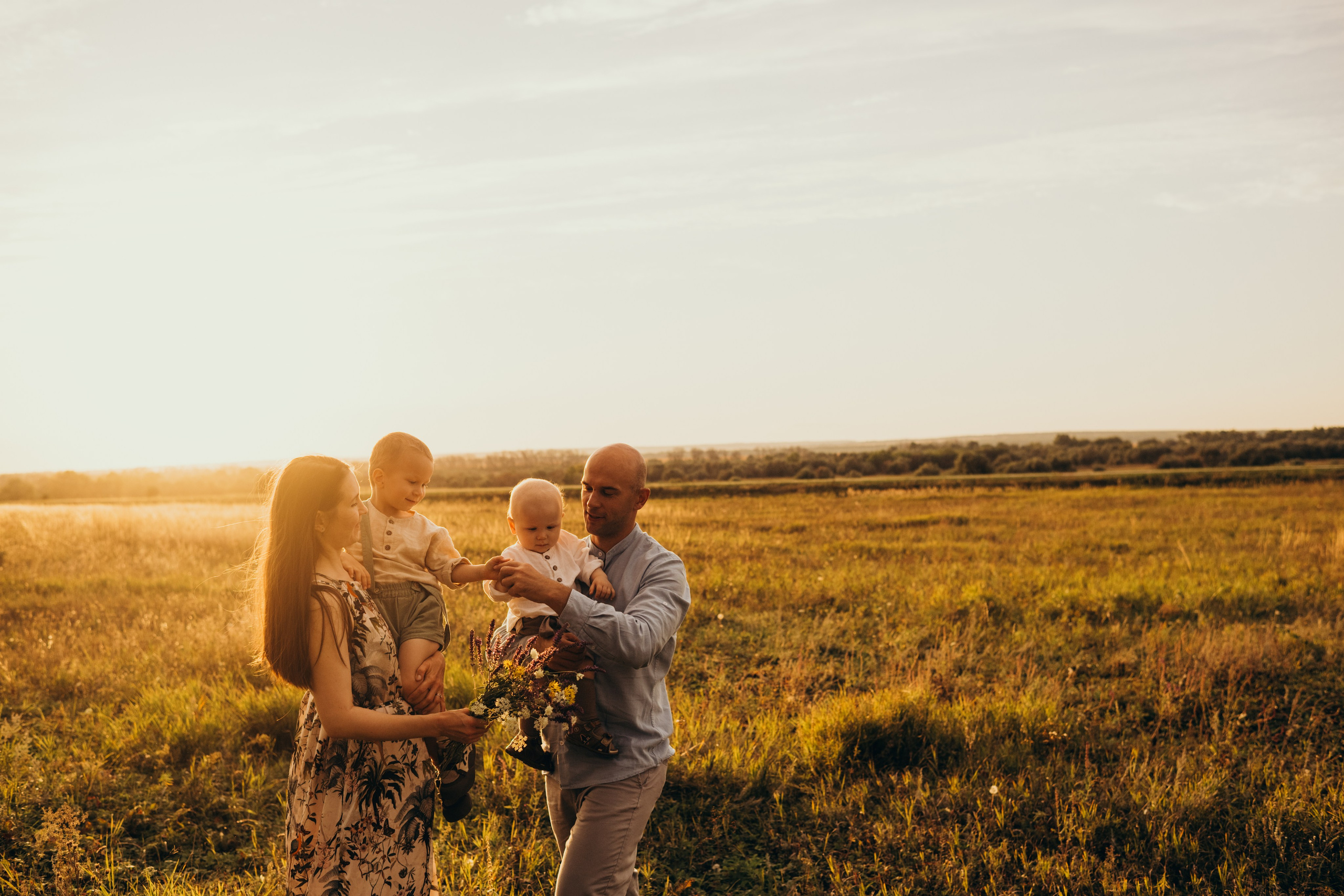 Оля Миша Лев и Никита. Свадебный и семейный фотограф в Самаре Головань Наталья