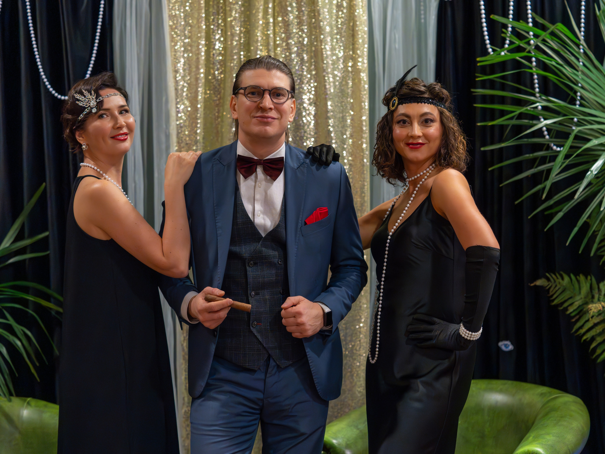 Новый год в стиле Great Gatsby. Репортажный фотограф в Красной Поляне и Сочи Павлюченко Екатерина