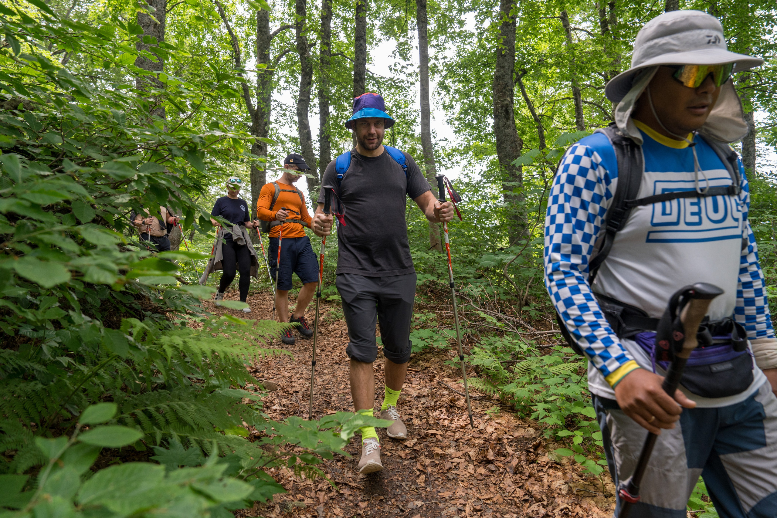 MICE мероприятие для компании «Доставка морем»: хайкинг к Ачипсинским водопадам. Репортажный фотограф в Красной Поляне и Сочи Павлюченко Екатерина