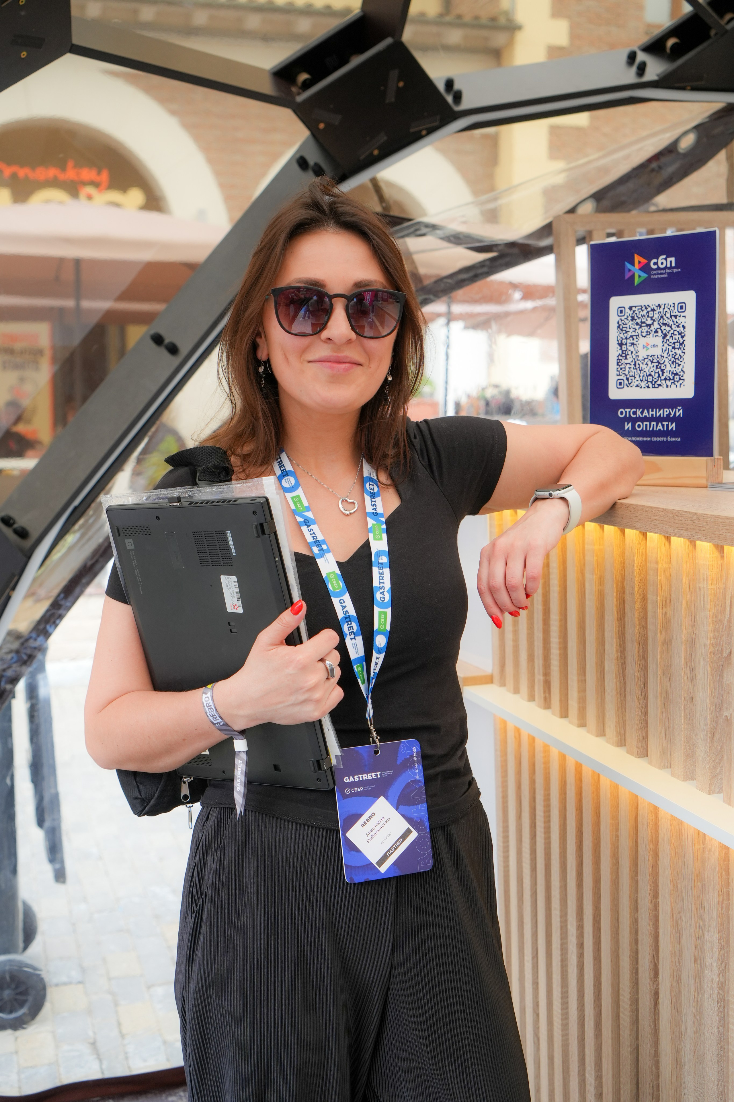Фотоотчет партнерской интеграции СБП на Gastreet 2023. Репортажный фотограф в Красной Поляне и Сочи Павлюченко Екатерина