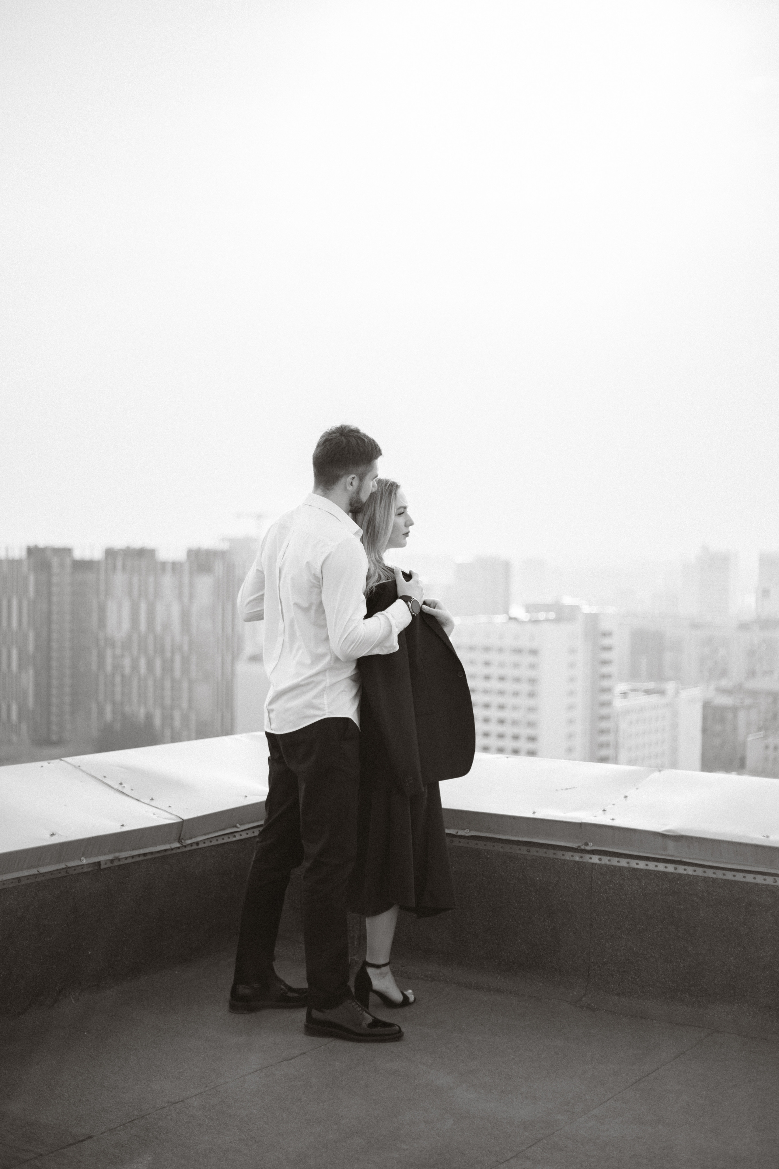 Свидание — фотосессия на крыше в Новосибирске. Свадебный и портретный фотограф в Новосибирске Любовь Исакова