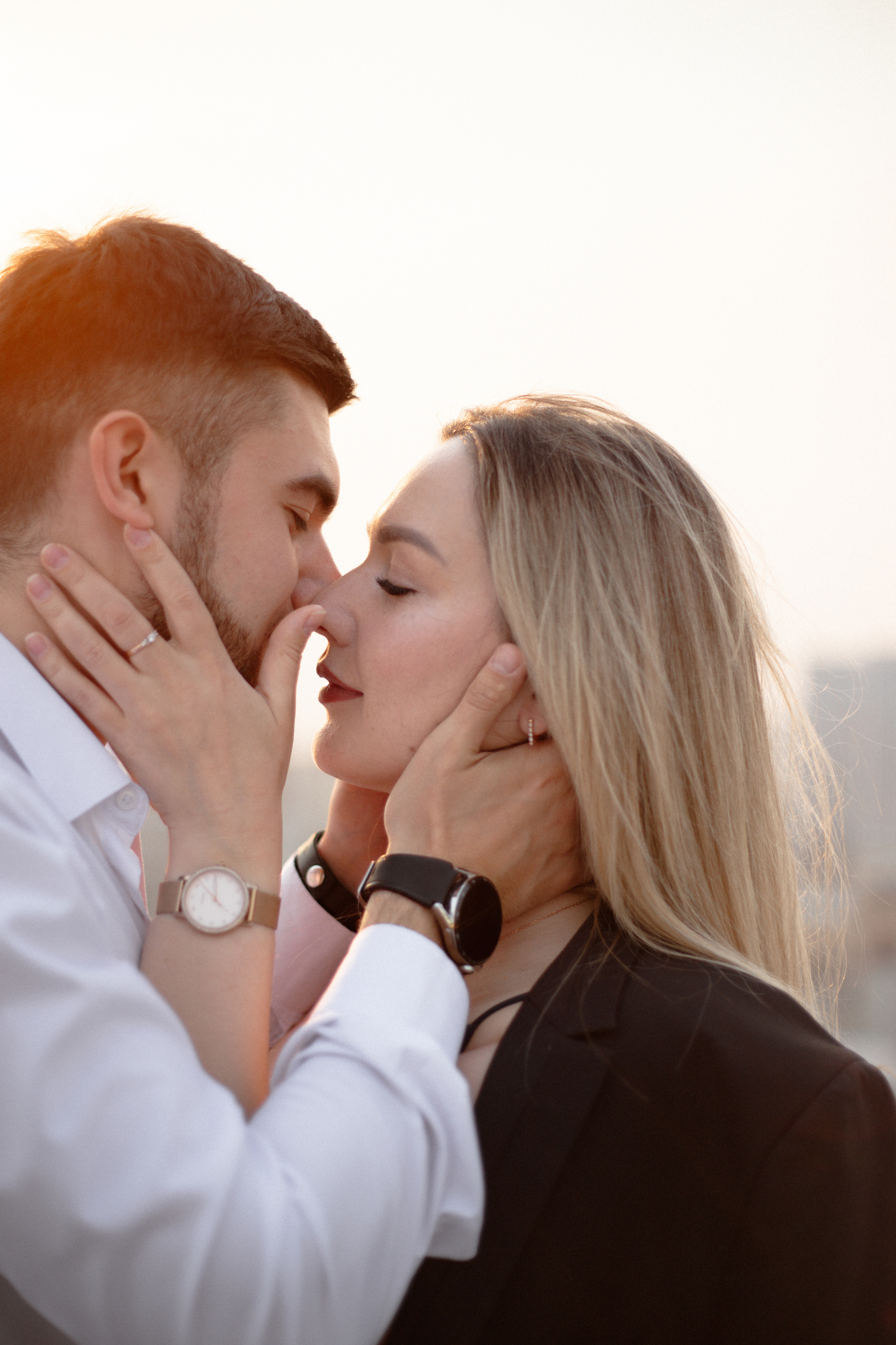 Свидание — фотосессия на крыше в Новосибирске. Свадебный и портретный фотограф в Новосибирске Любовь Исакова