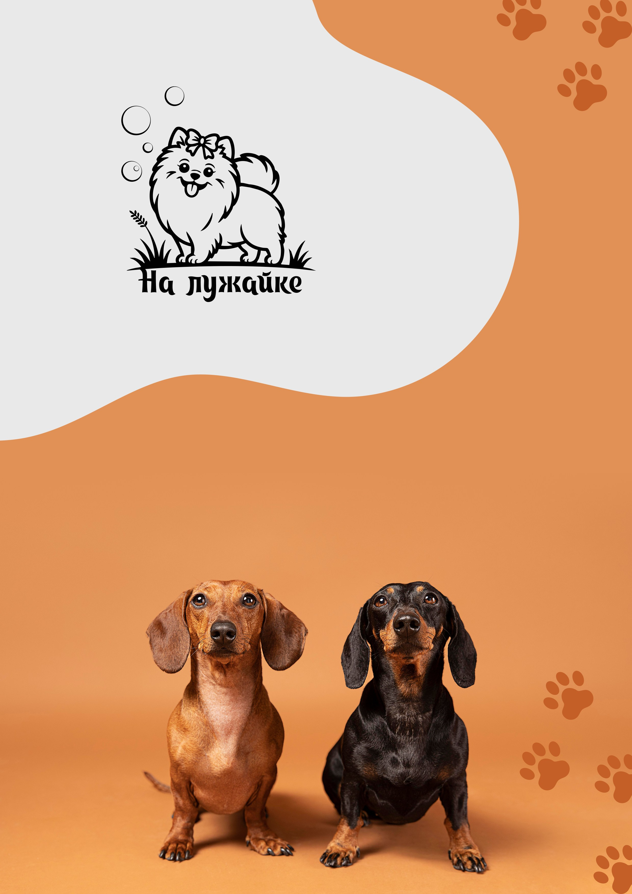 Логотипа груминг салона «На лужайке». ФОТОГРАФ-АНИМАЛИСТ l LANA POLYAKOVA