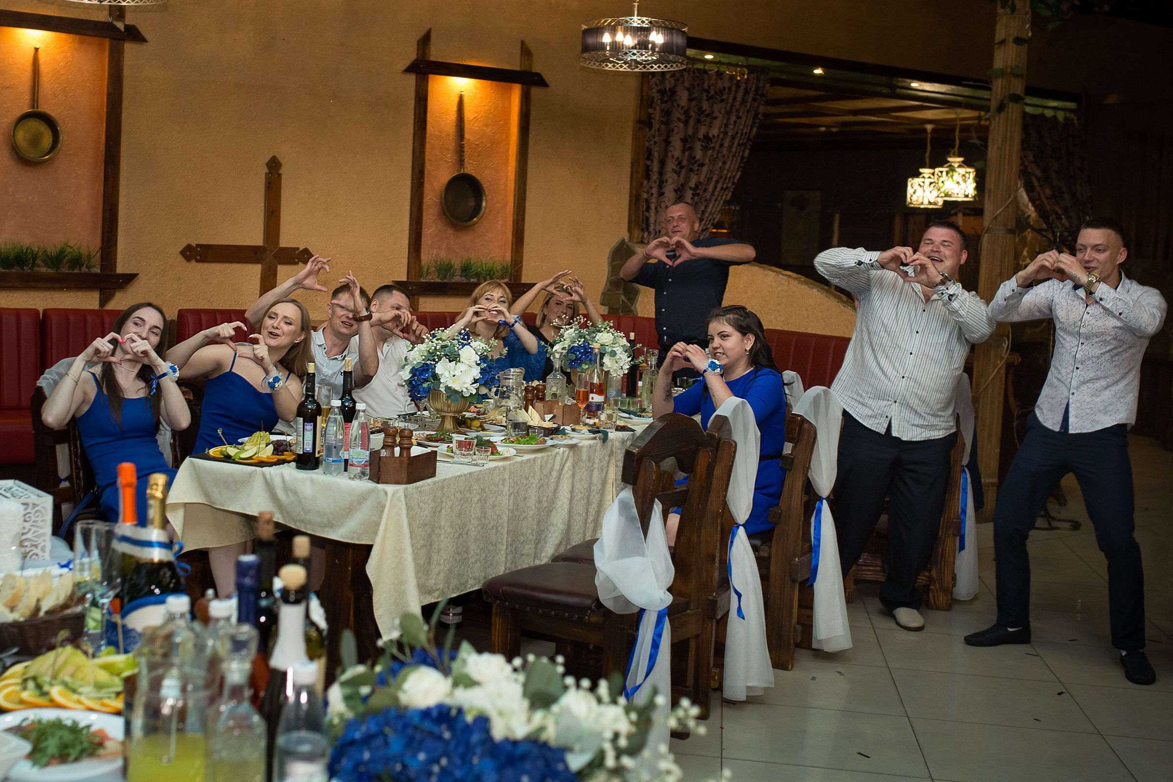 Банкет. Свадебная фотосъёмка в Москве, Туле